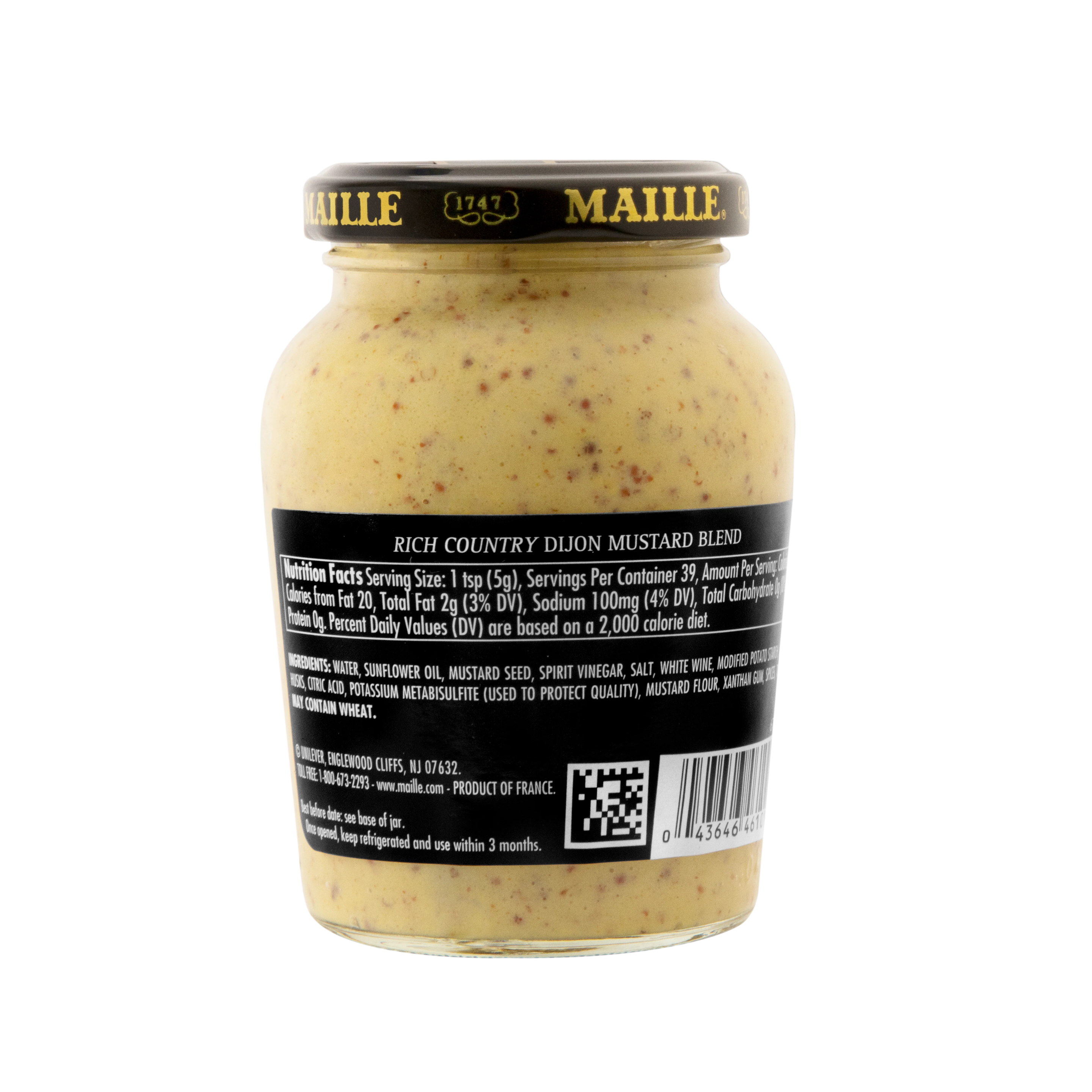 Maille Rich Country Dijon Mustard, 7oz