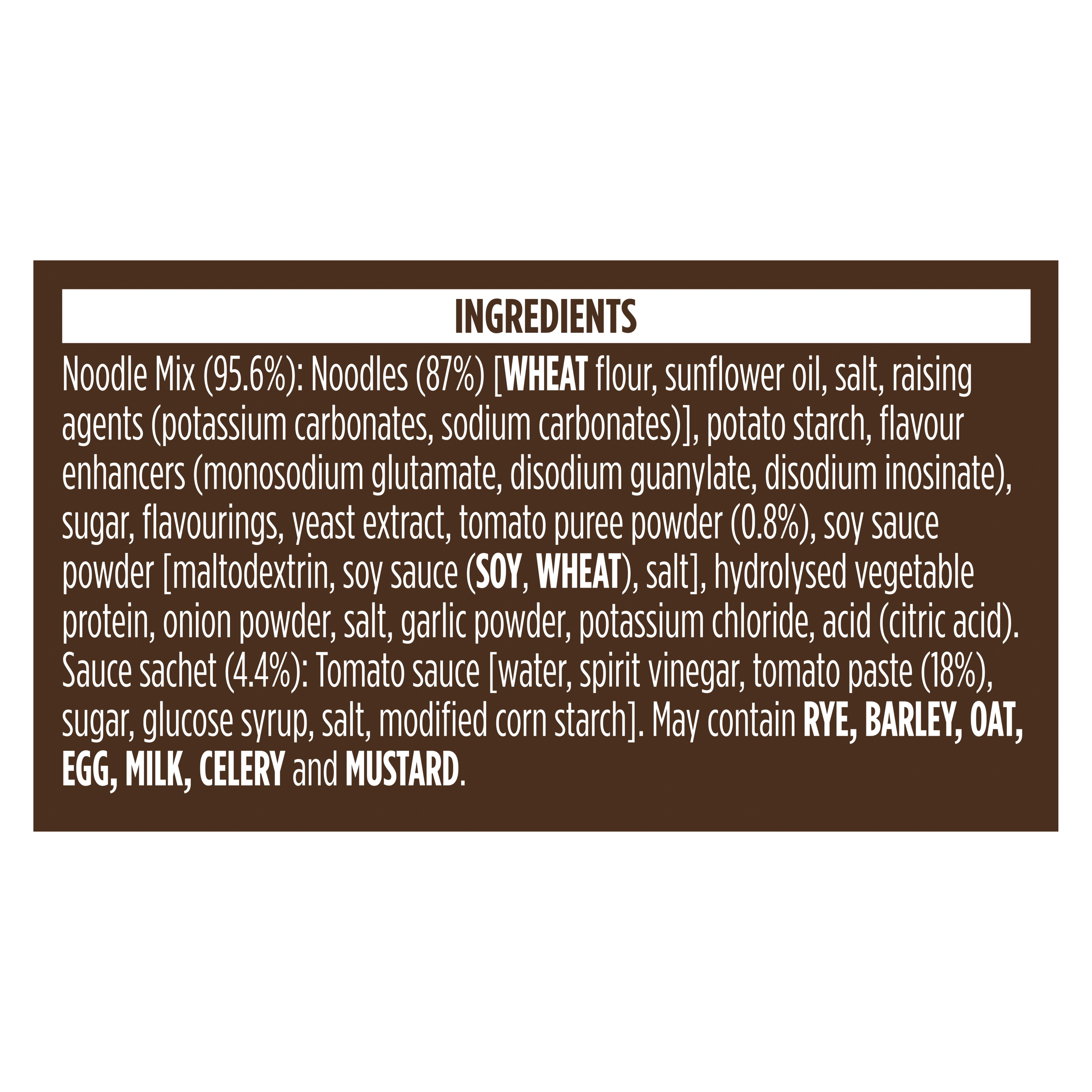 Pot Noodle Beef & Tomato Instant Noodles Block 114 g