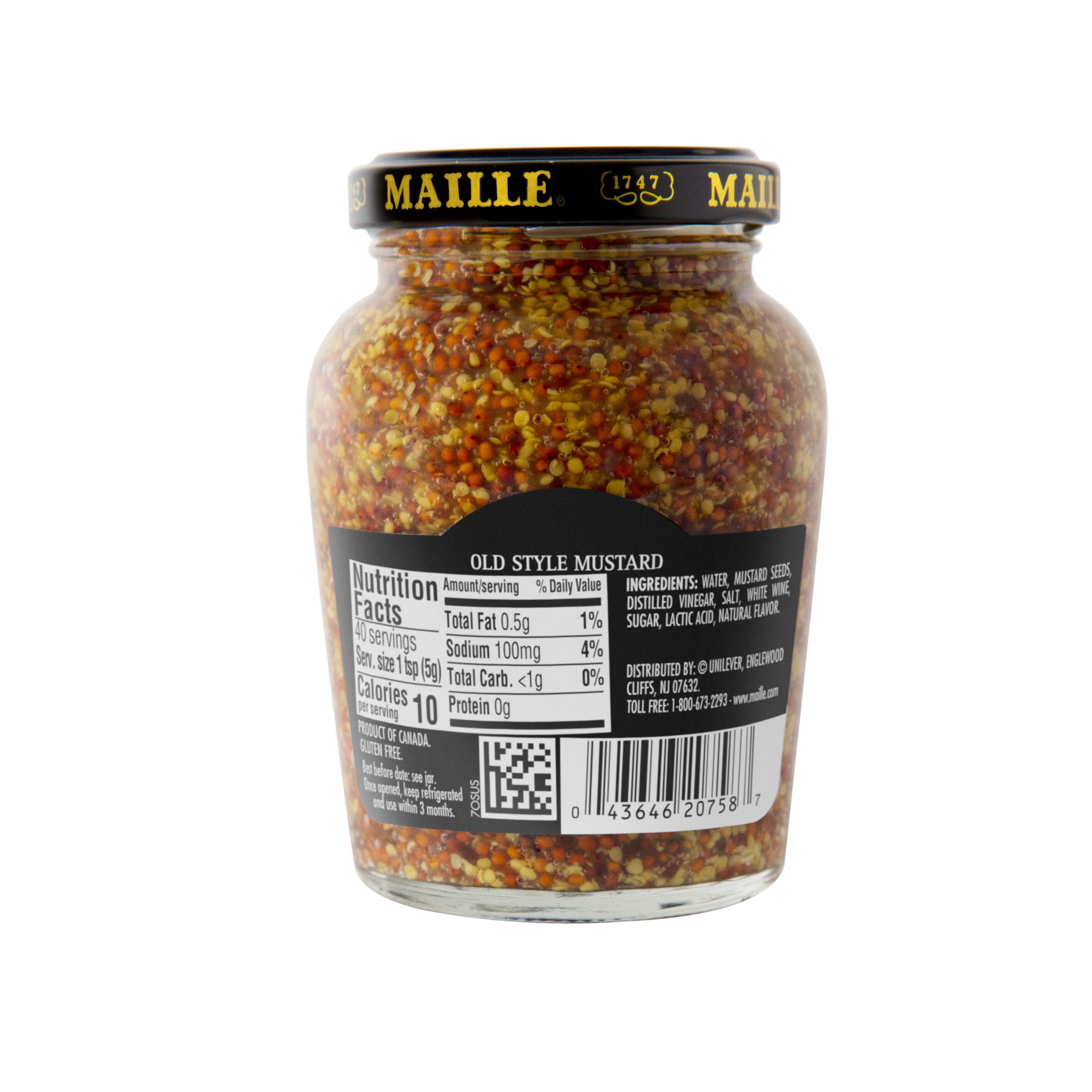Maille Whole Grain Mustard, 7.3oz