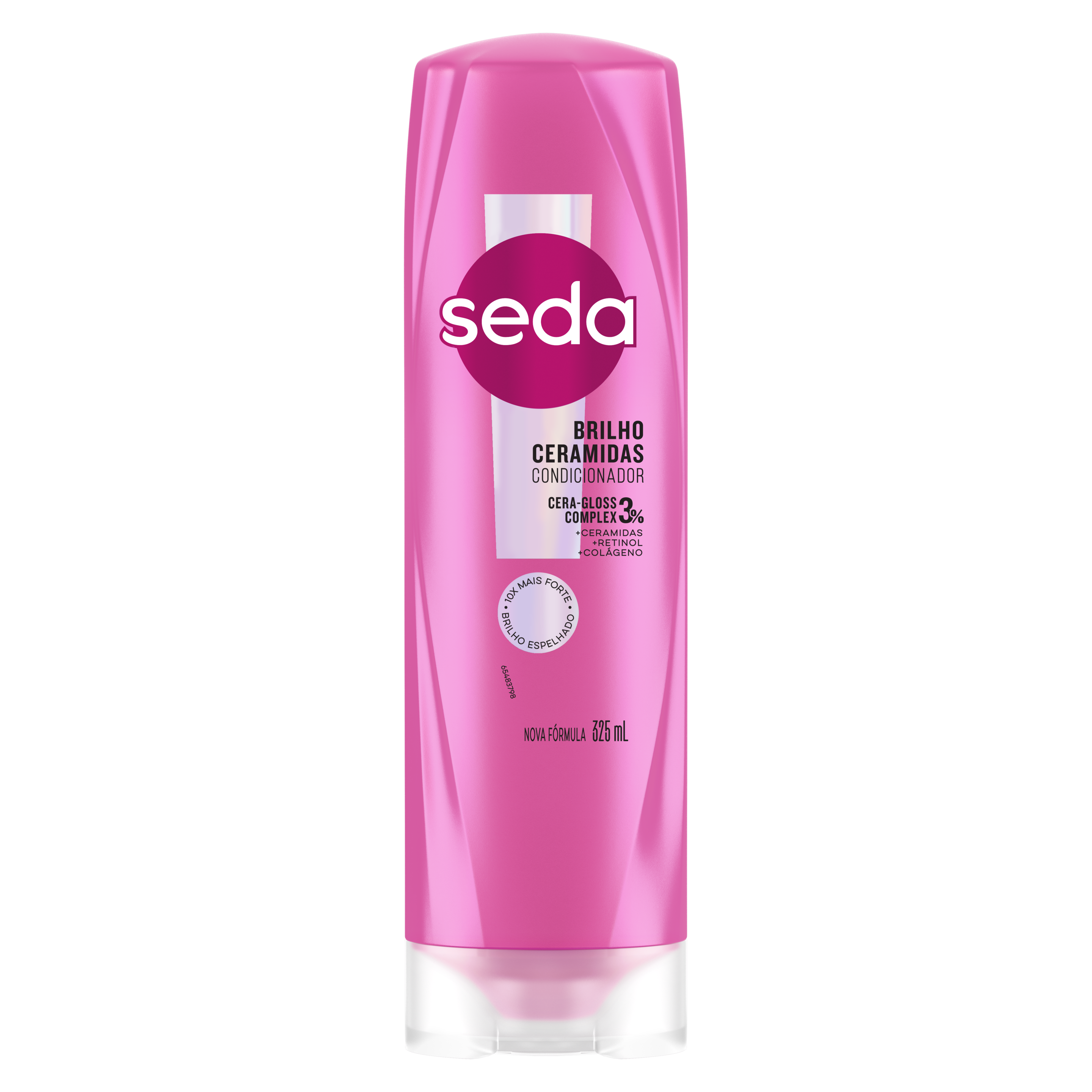 Uma imagem frontal da embalagem de Shampoo Seda Ceramidas 325ml packshot