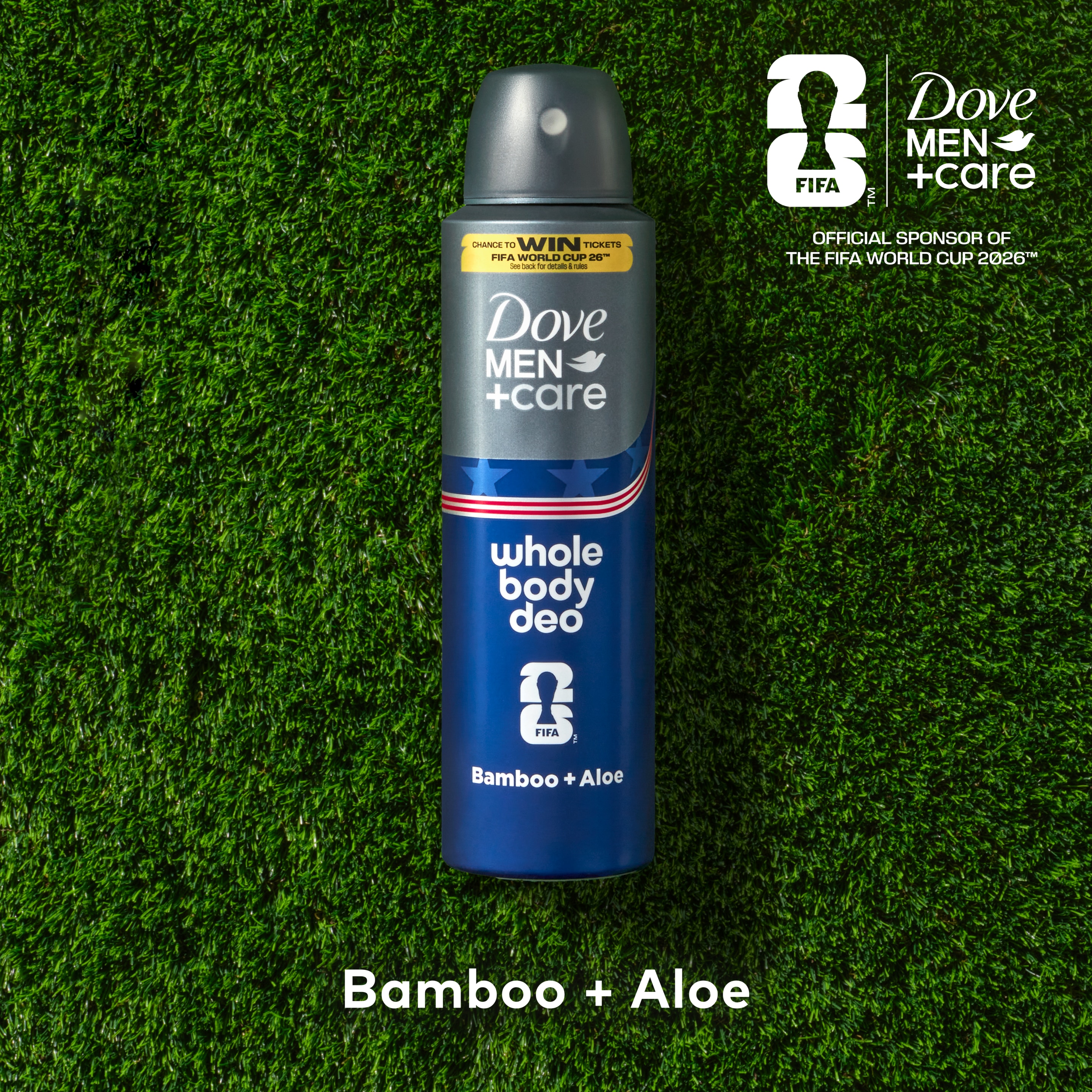 Dove Men+Care Bamboo + Aloe Whole Body Deo
