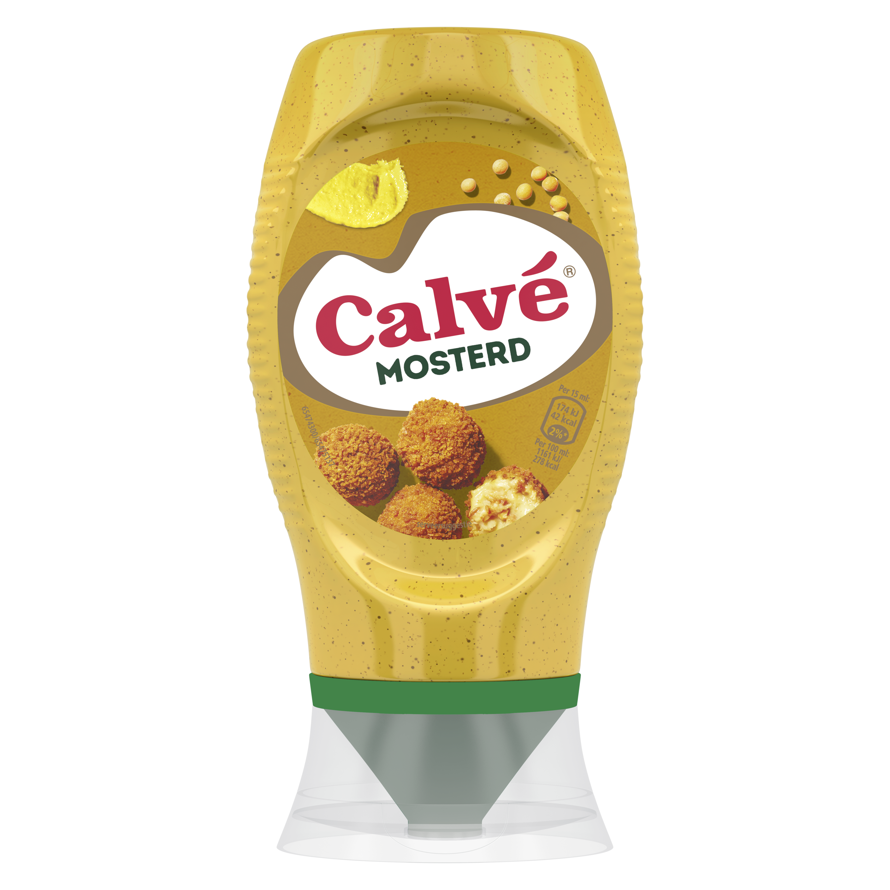 Calve Squeeze Saus Mosterd 250 ml packshot