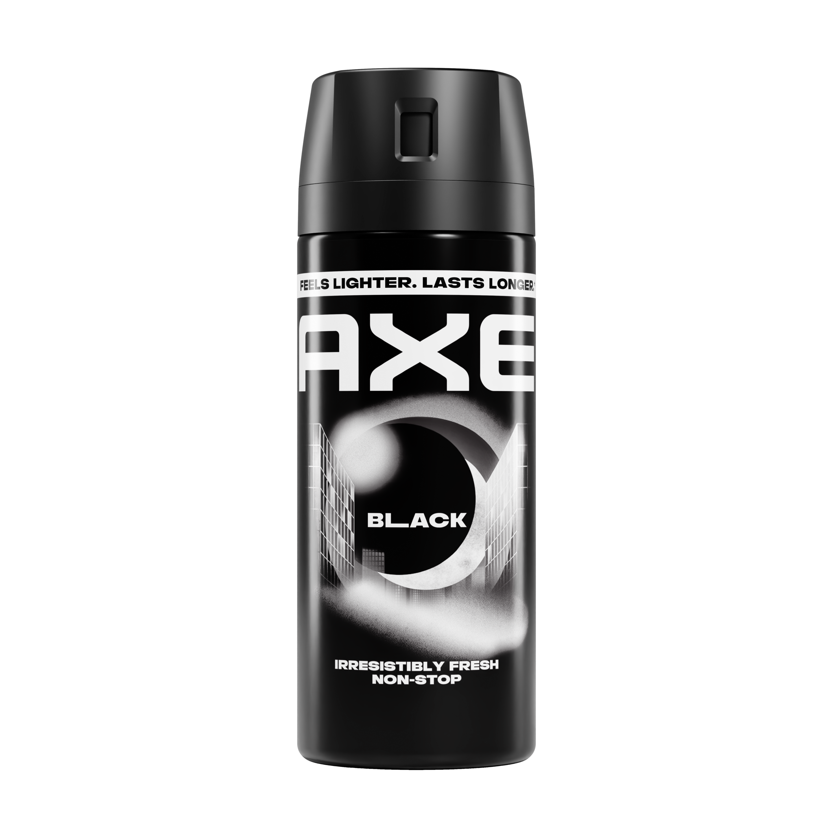 Black Deodorant Body Spray Front packshot