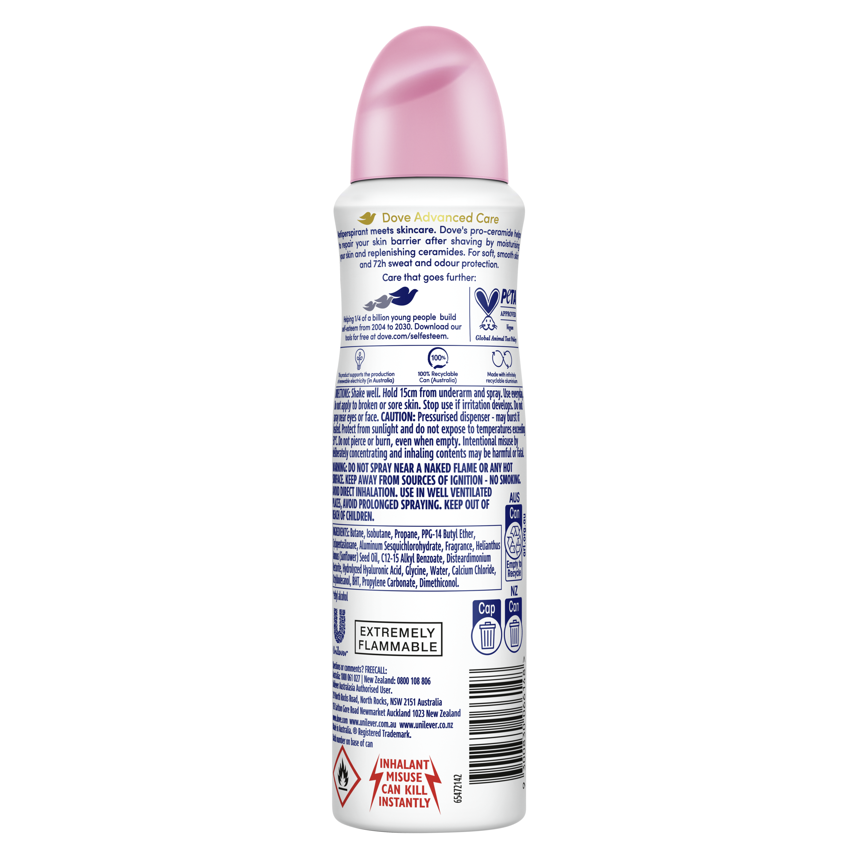 Advanced Antiperspirant Aerosol Pomegranate