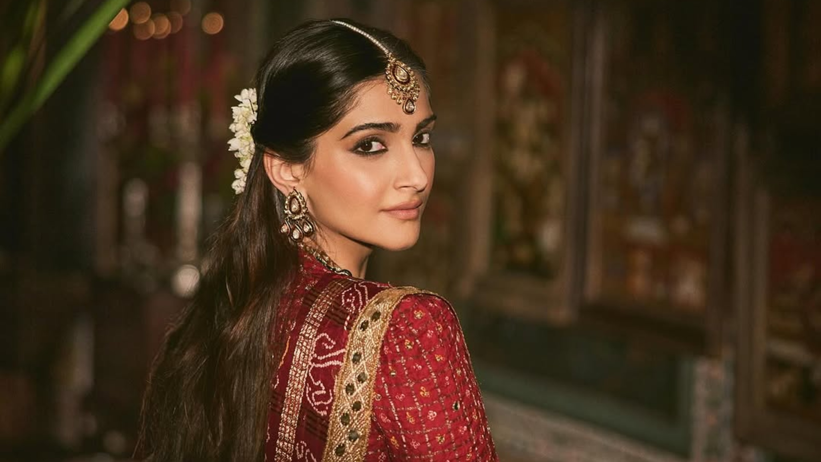 Open Hair with a Gajra