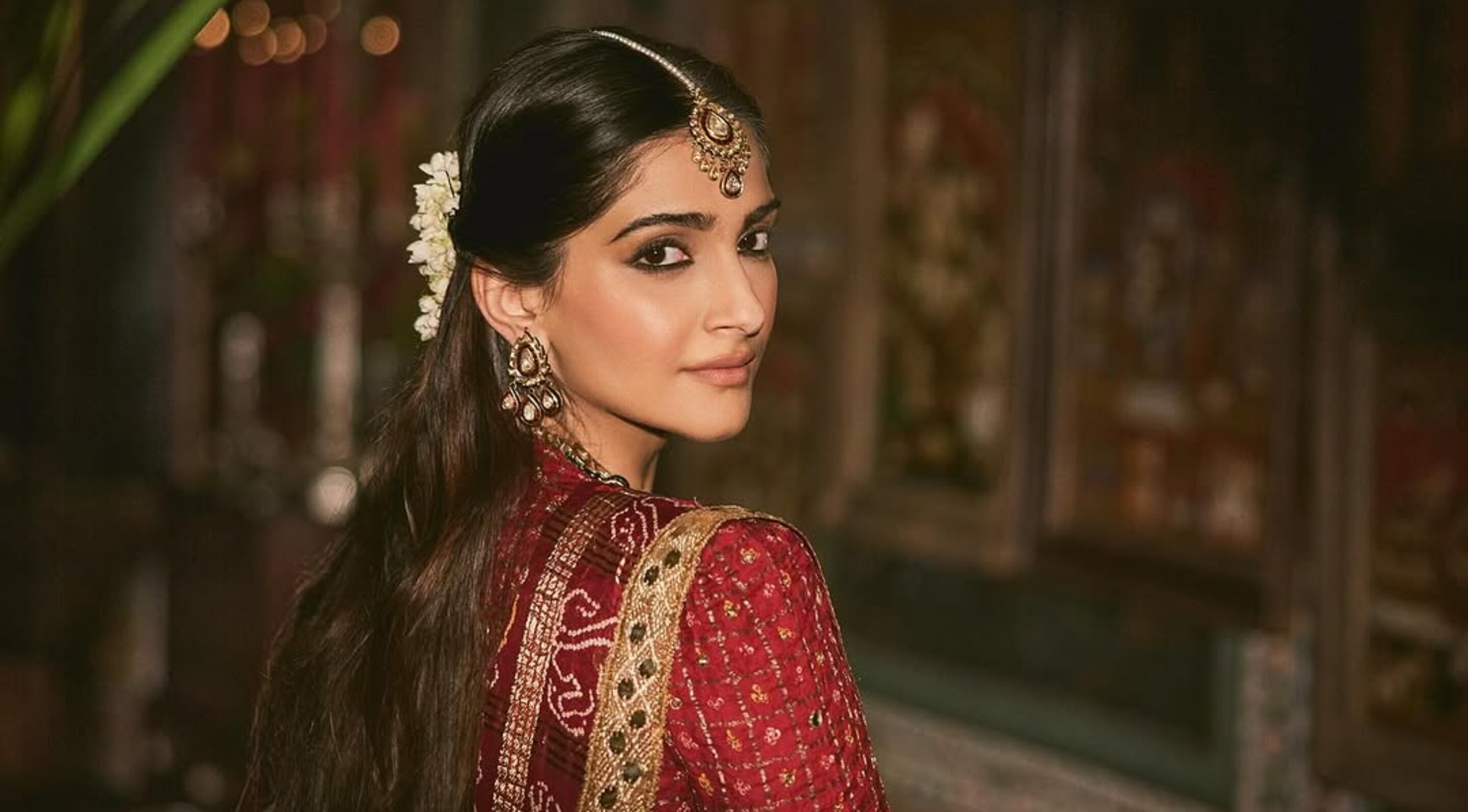 Open Hair with a Gajra