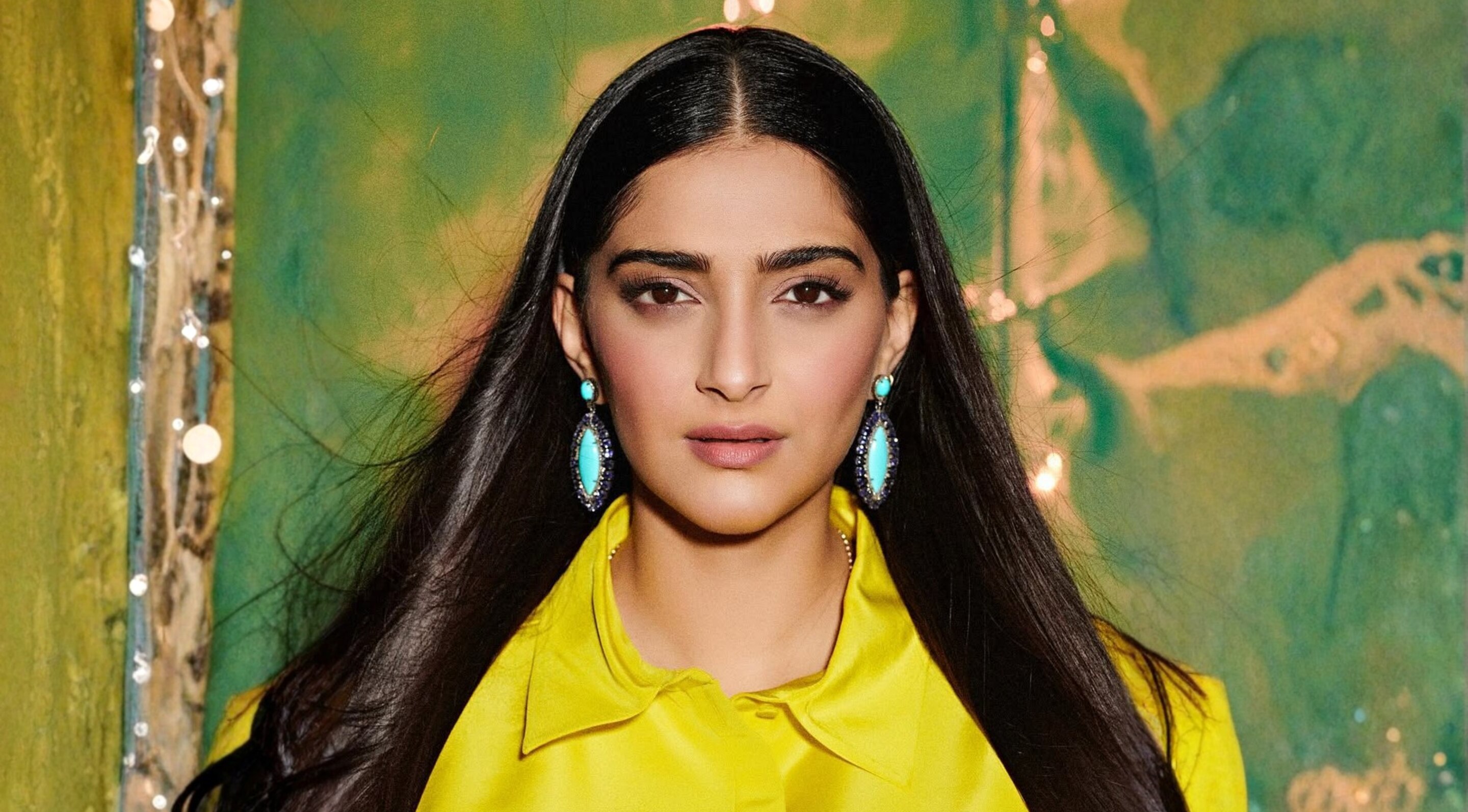 Sleek Middle-Parted Straight Hair