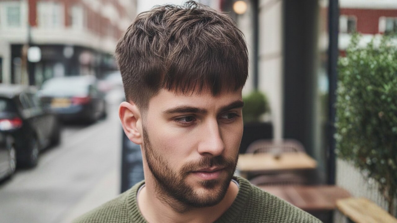 5. Messy Textured French Crop
