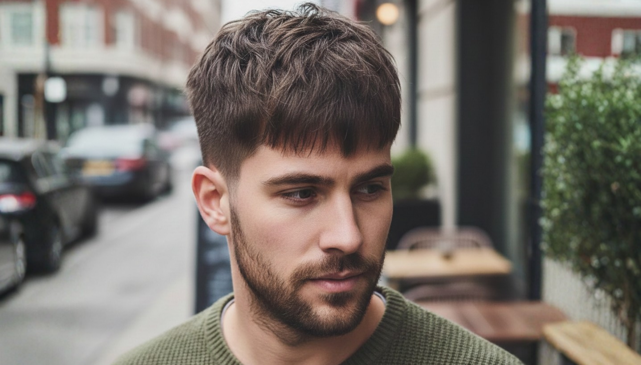 5. Messy Textured French Crop