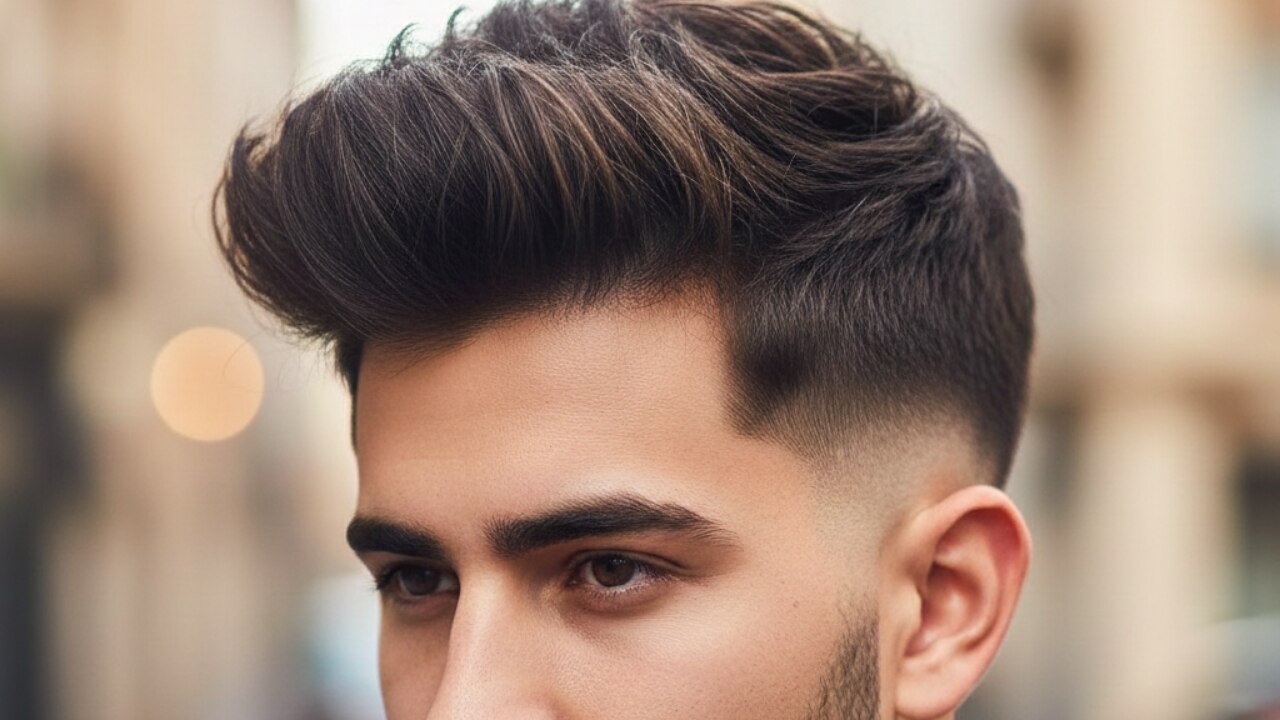 11. Textured Top + Mid Fade
