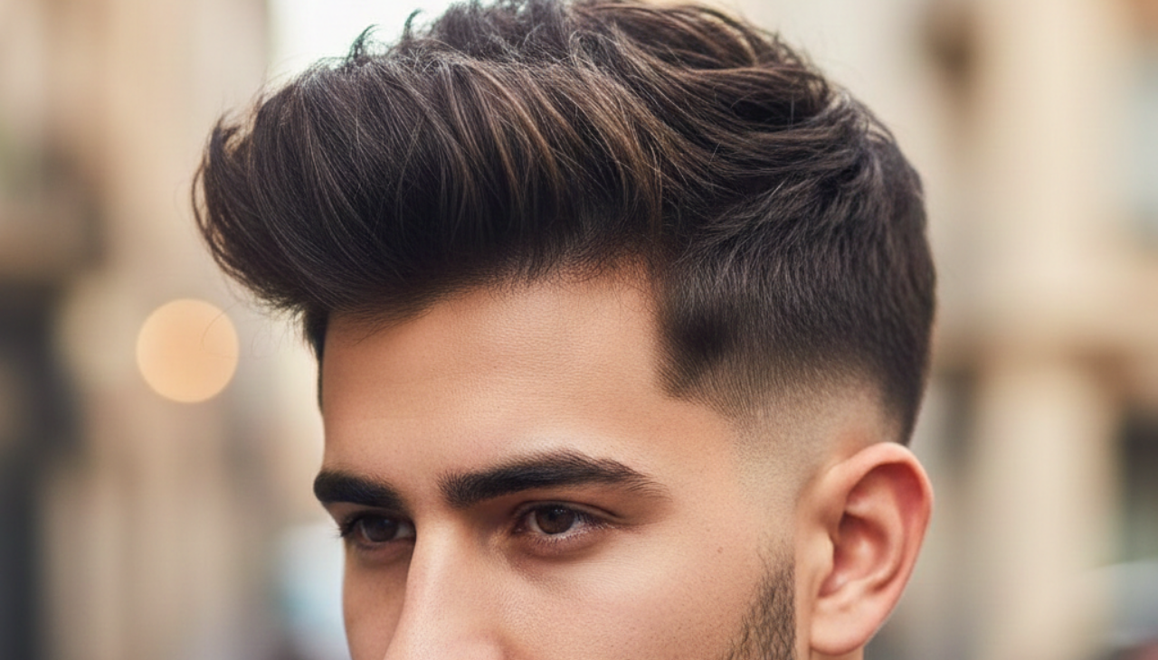 11. Textured Top + Mid Fade