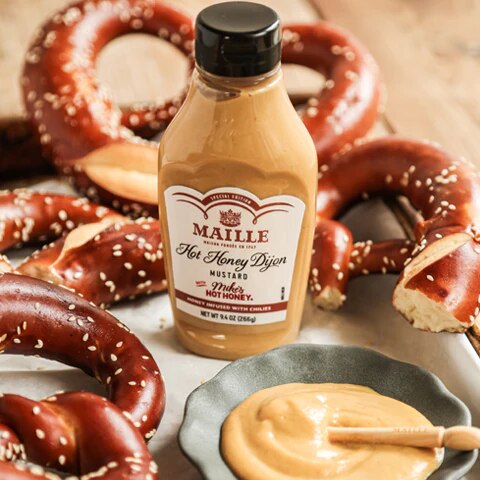 Maille Hot Honey Dijon Mustard, 9.4oz