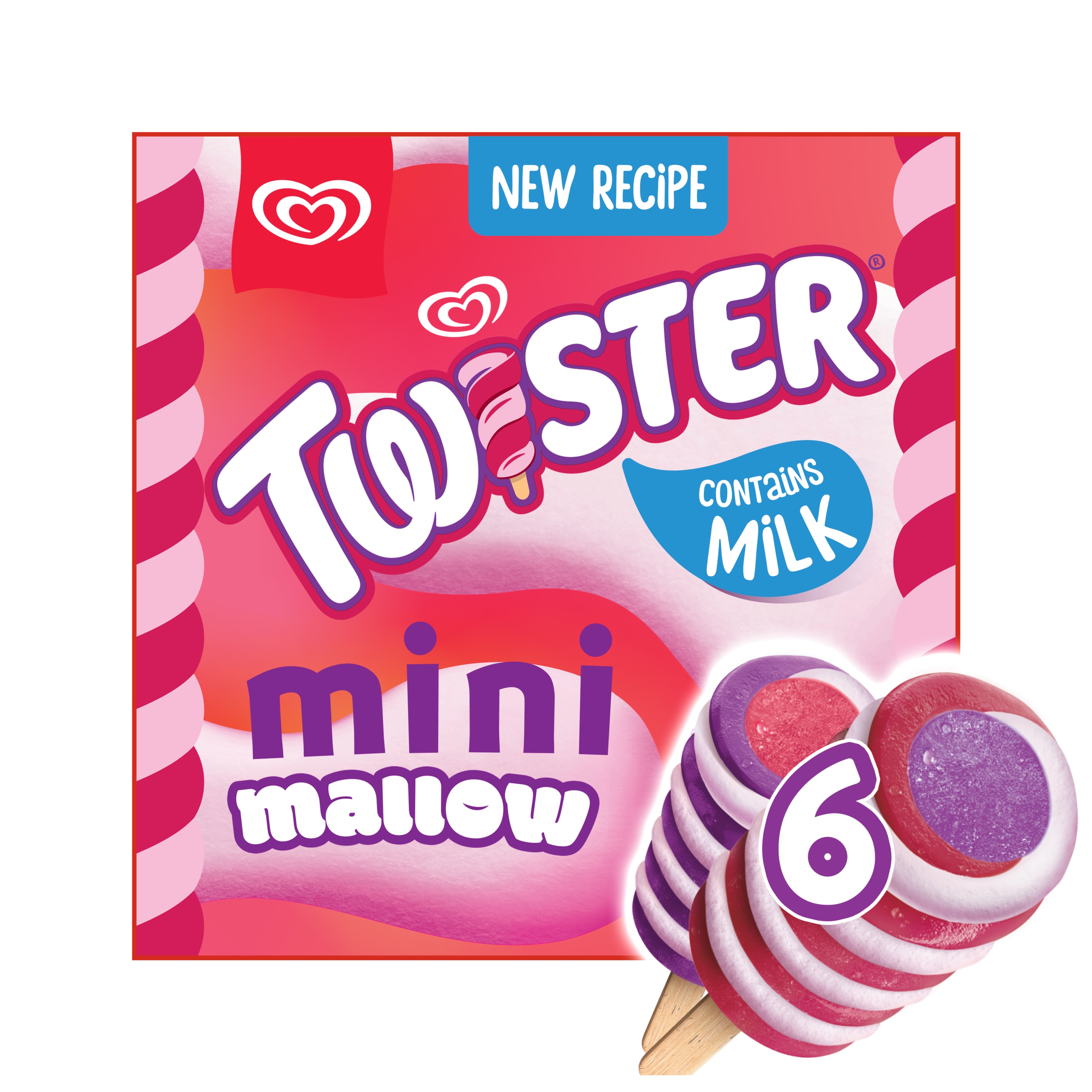 Heartbrand Twister Mini Mallow 6x 50 ml packshot