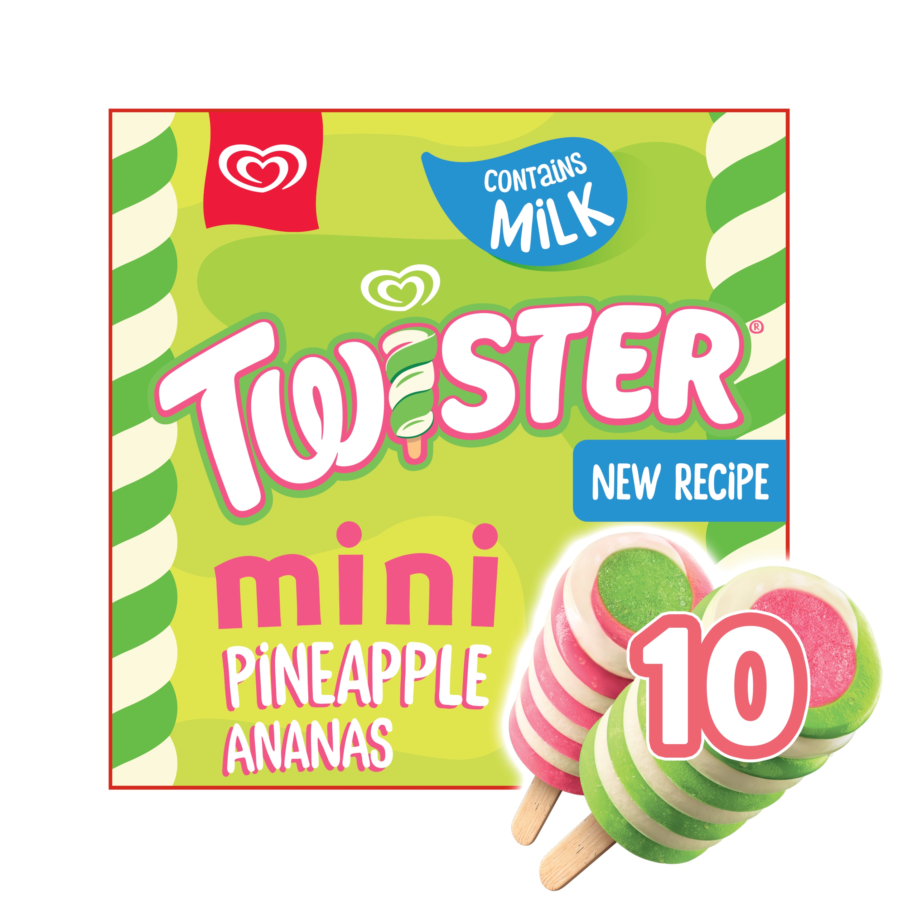 Heartbrand Twister Mini Pineapple 10x 50 ml packshot