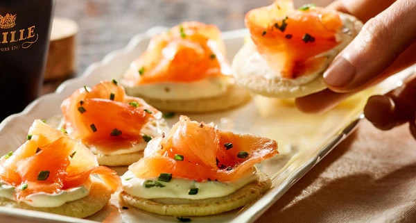 Smoked Salmon Blinis