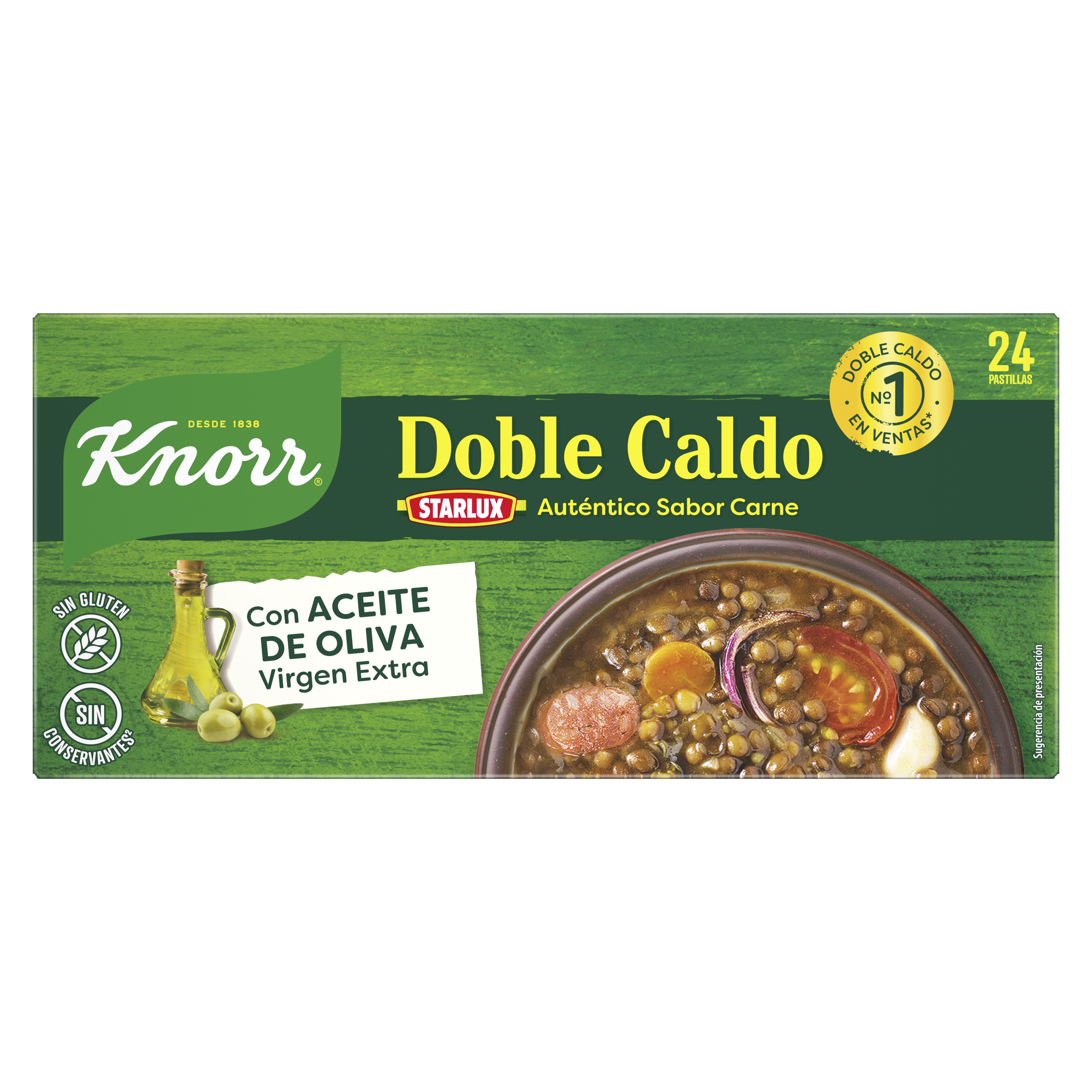 Doble Caldo Carne 24 pastillas packshot