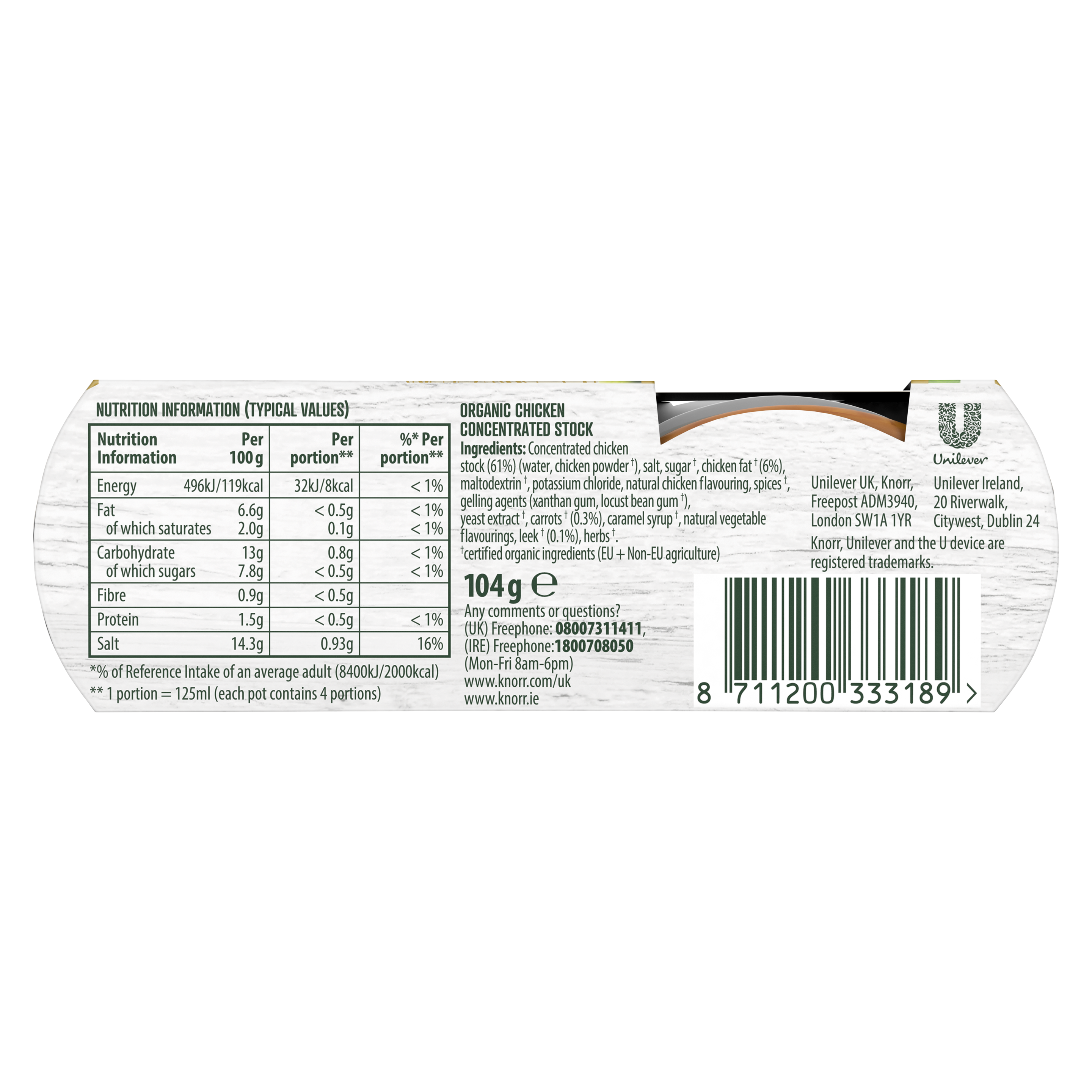 Organic Chicken Stock Pot