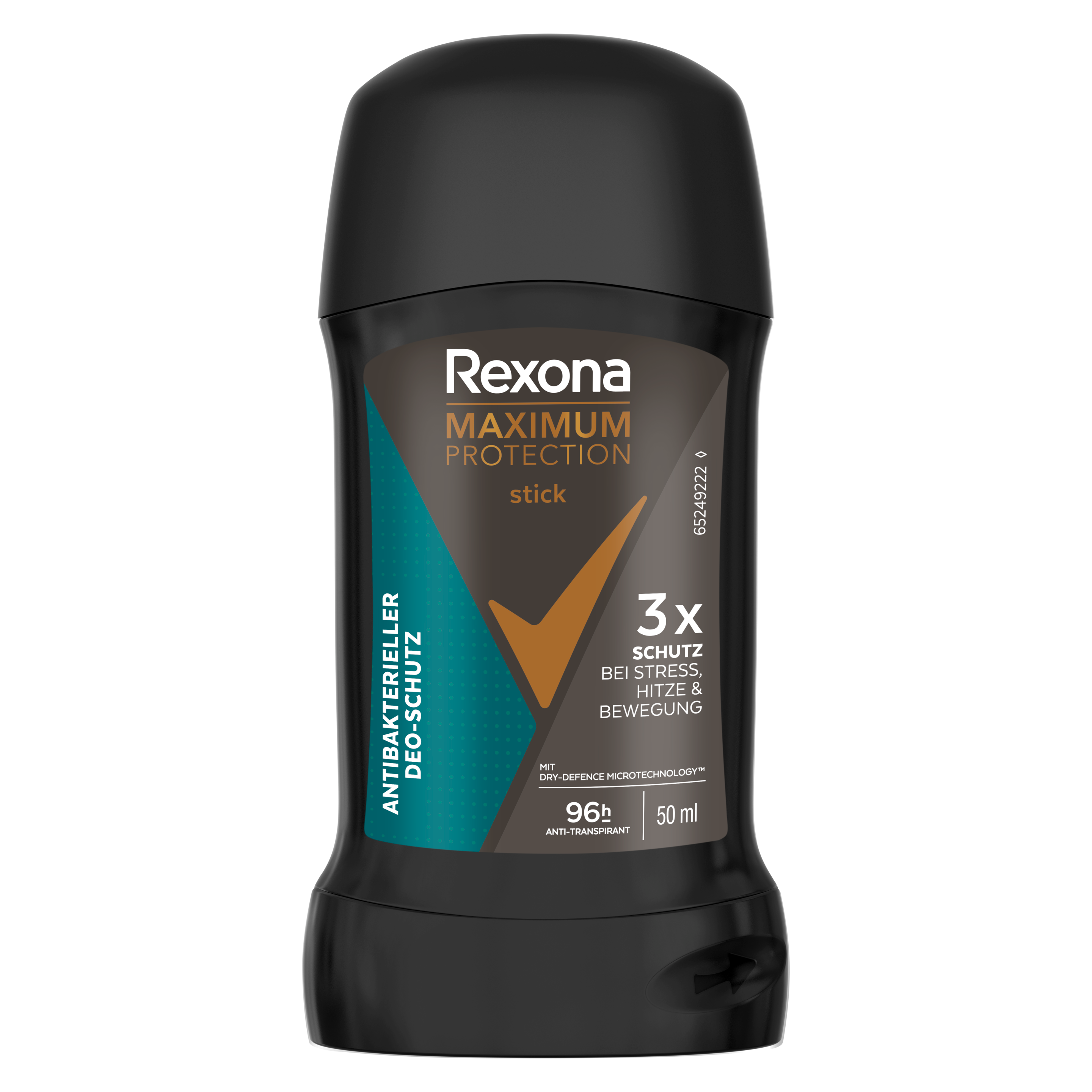 Rexona Men Maximum Protection Antibakterieller Deo-Schutz Anti-Transpirant Stick 50ml packshot