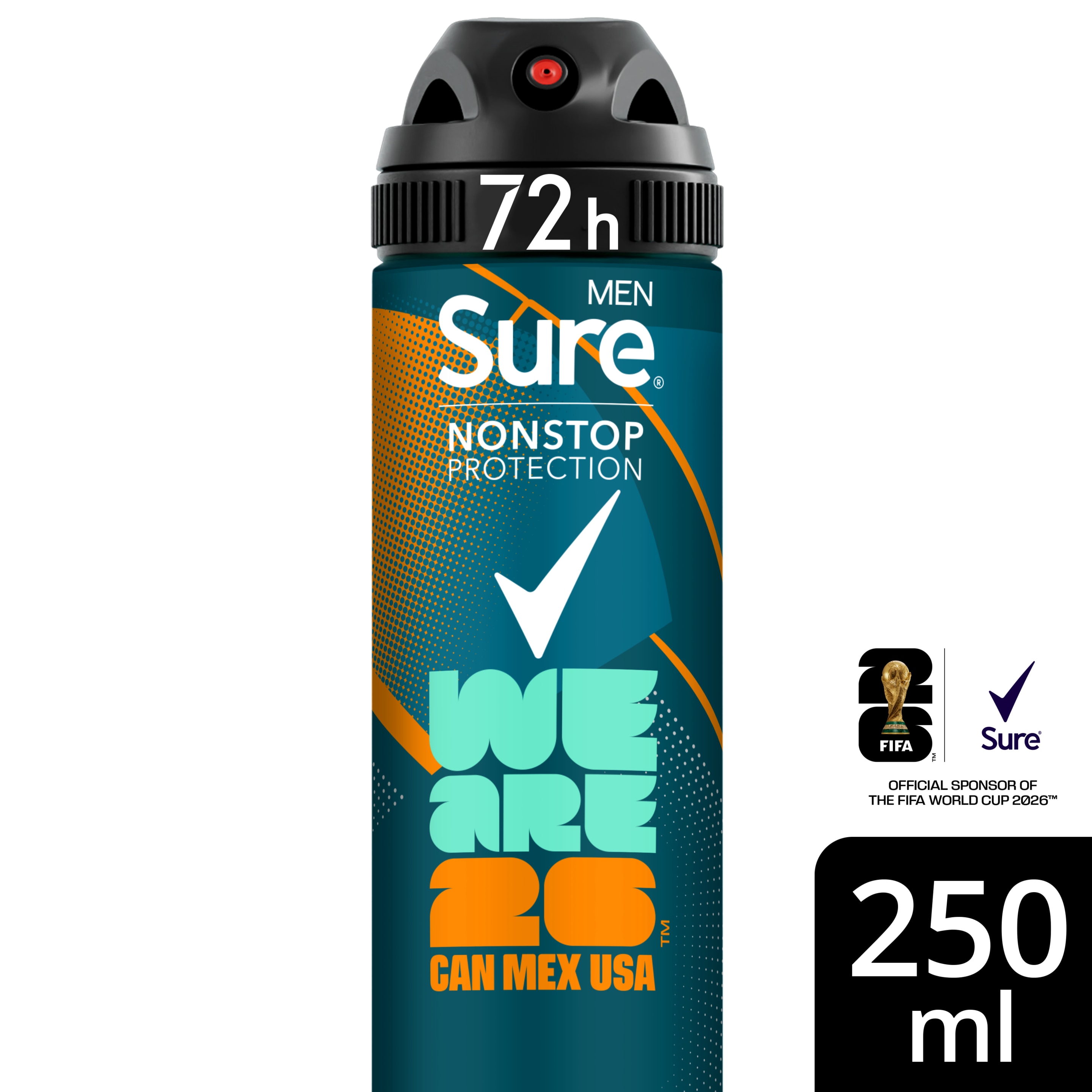 Sure Men Cobalt Dry Anti-Perspirant Aerosol Deodorant 250 ml
