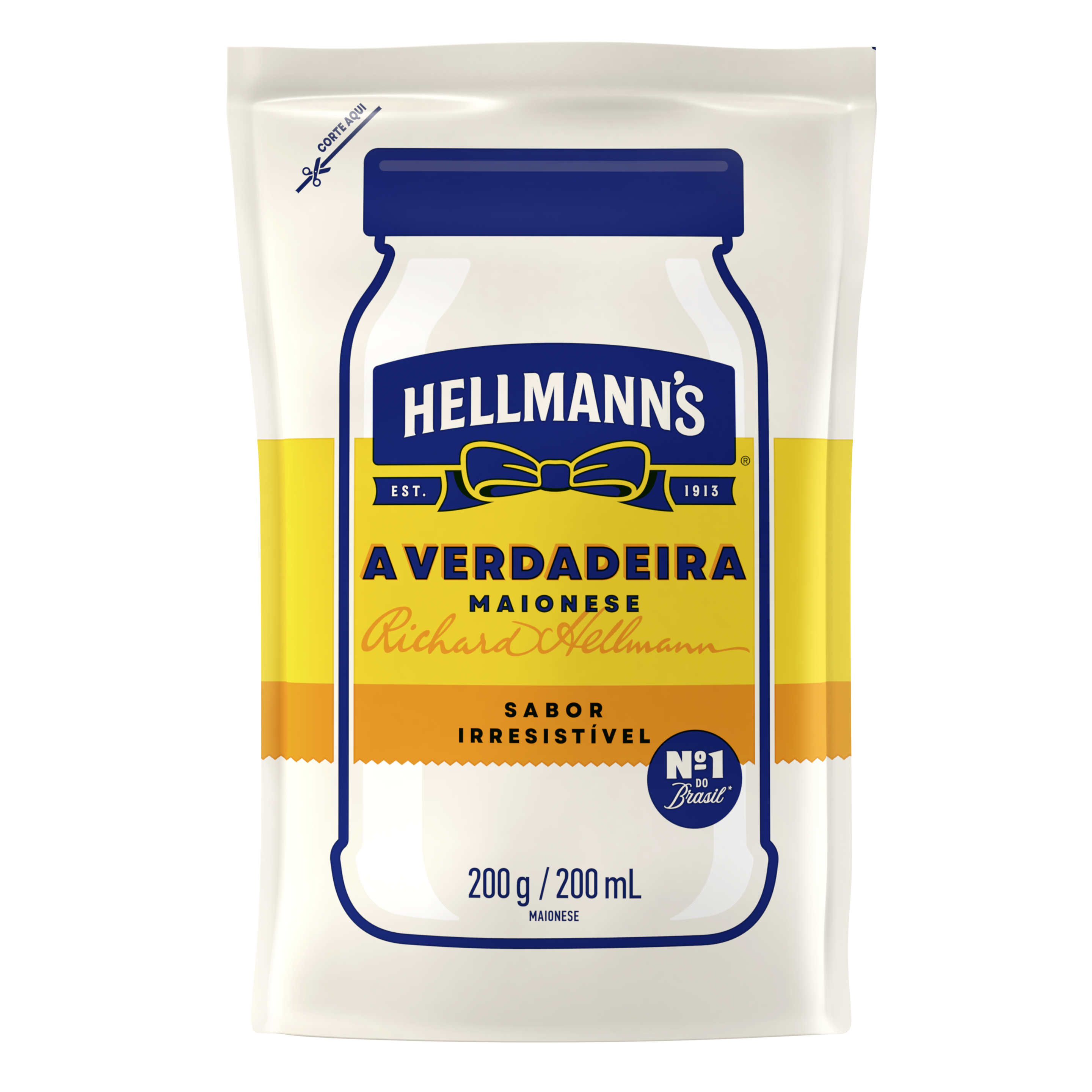Maionese Hellmann's Doypack 200g packshot