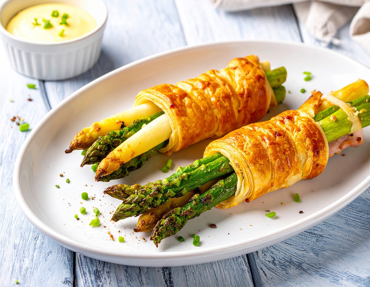 Spargel im Blätterteig Rezept 50 Min  recipe