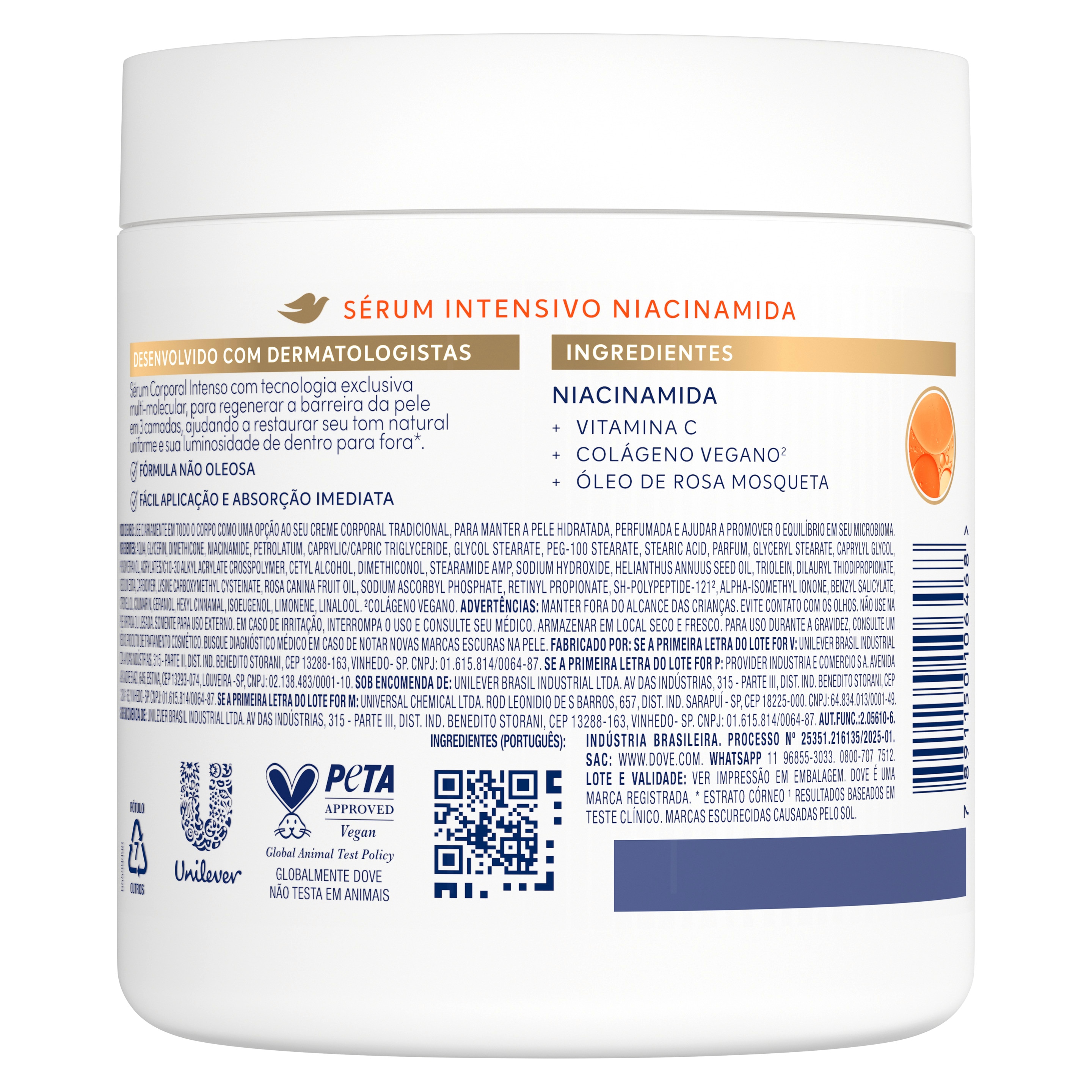 Sérum Corporal Intensivo DOVE Niacinamida 450 ml