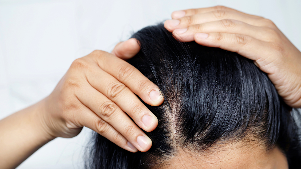 Section your hair.