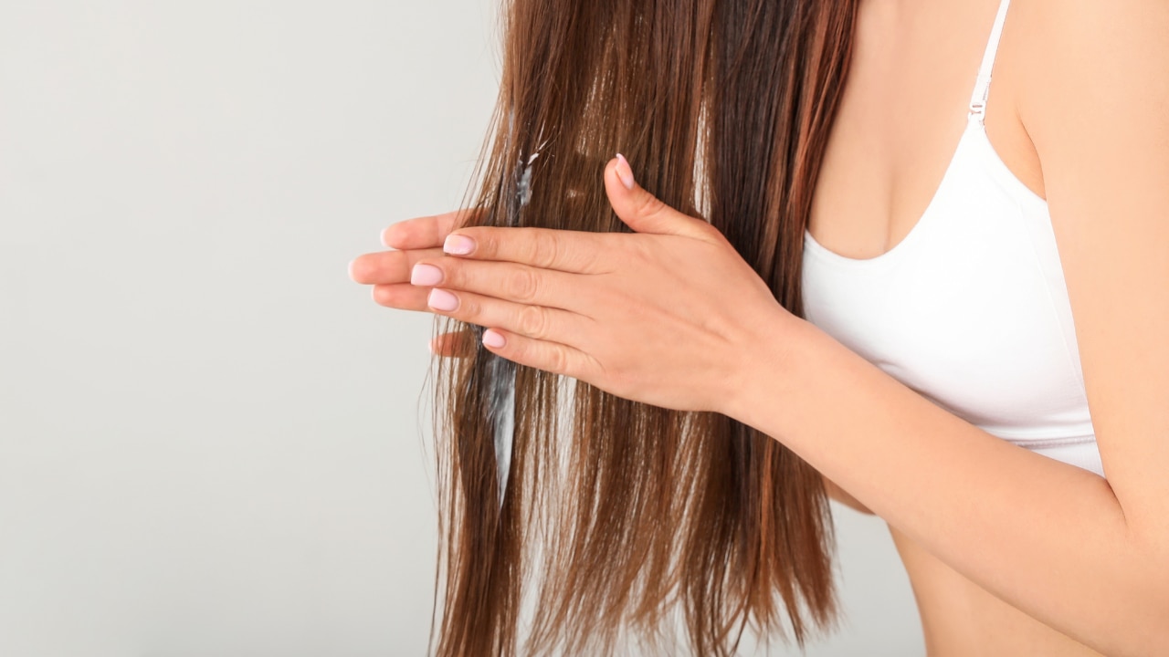 Apply from mid-length to ends.