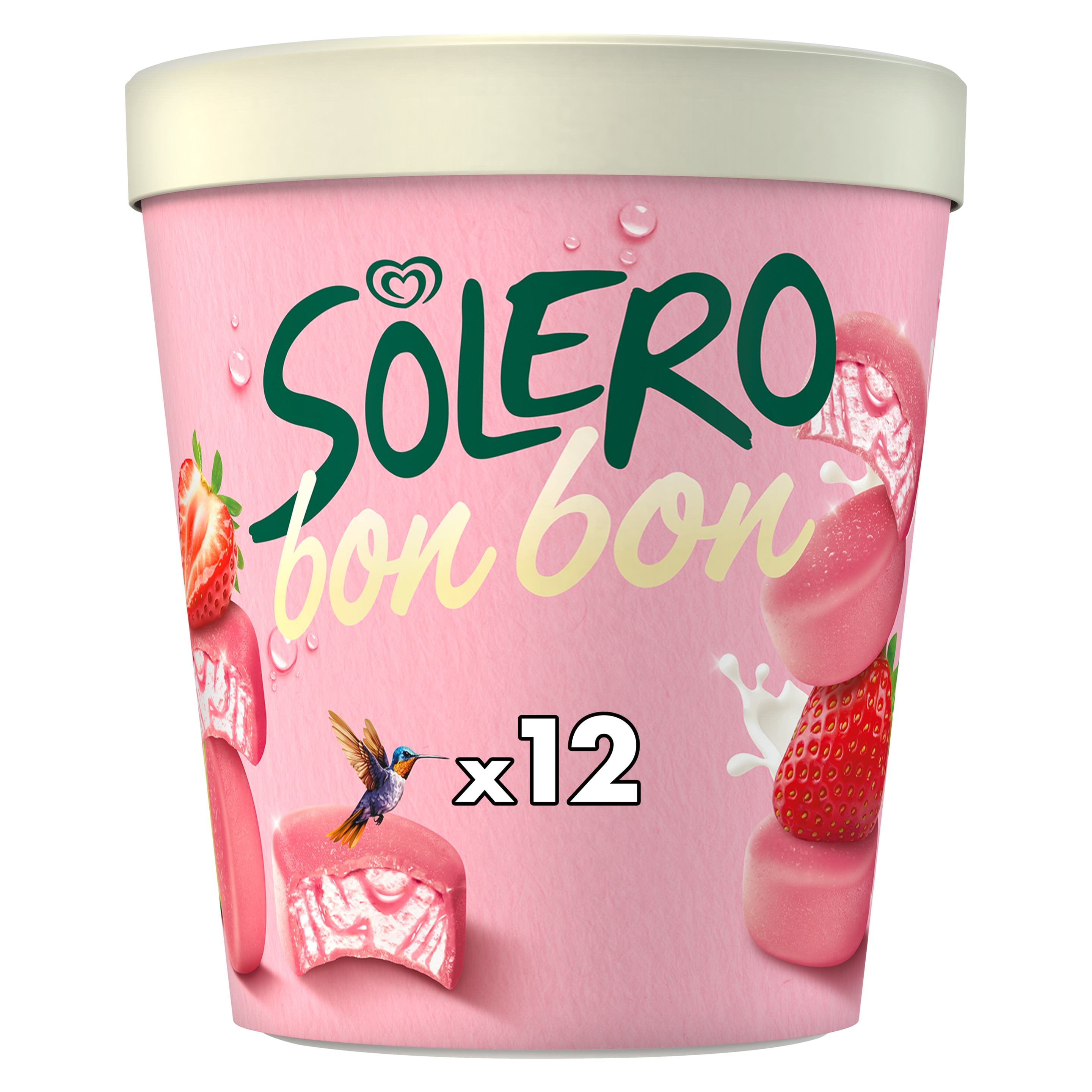 Solero Bâtonnets de Glace STRAWBERRY TWIST 192 ML packshot