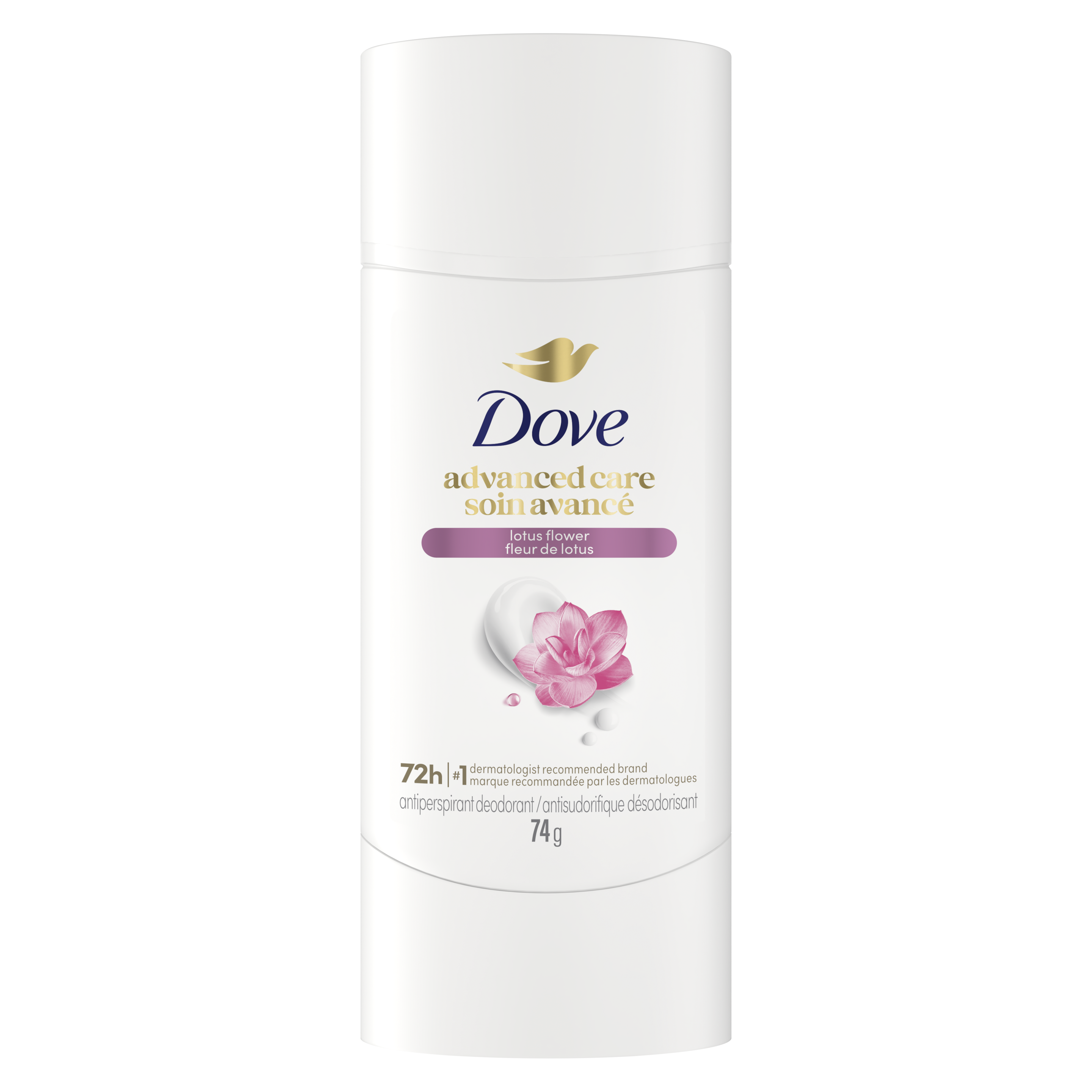 Advanced Care Antiperspirant Stick Lotus Flower Scent 74g packshot