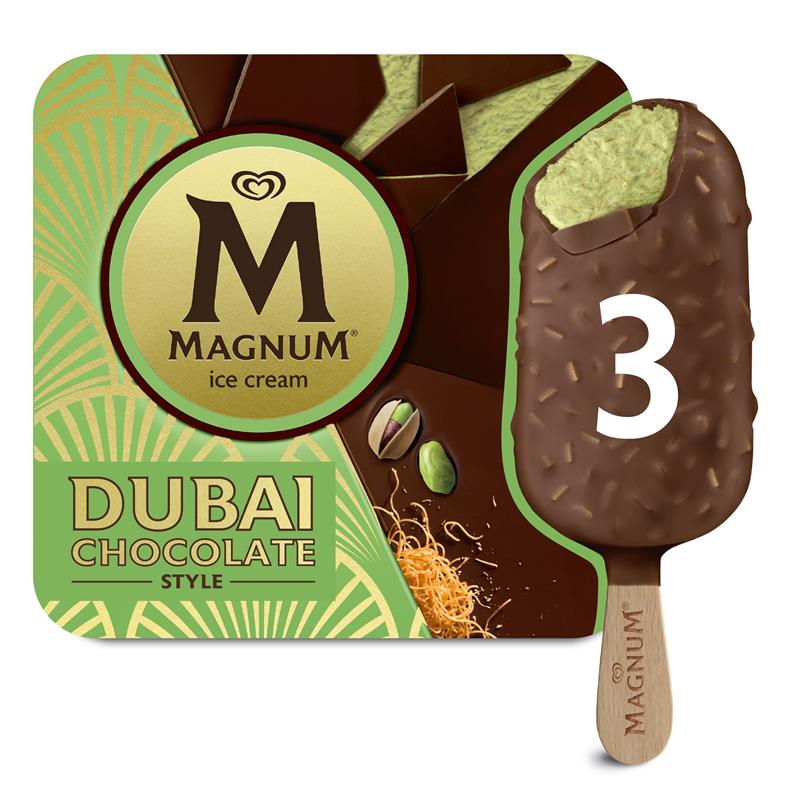 Dubai Chocolate Style Ice Cream Bar