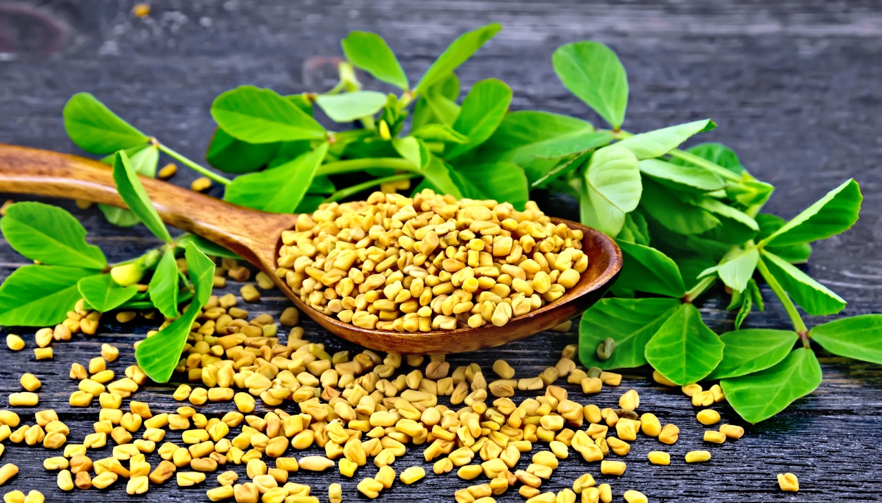2. Fenugreek (Methi) Seed Mask