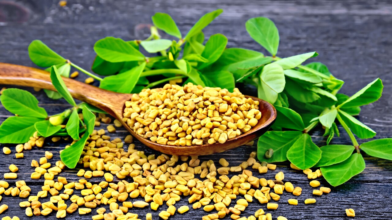 2. Fenugreek (Methi) Seed Mask