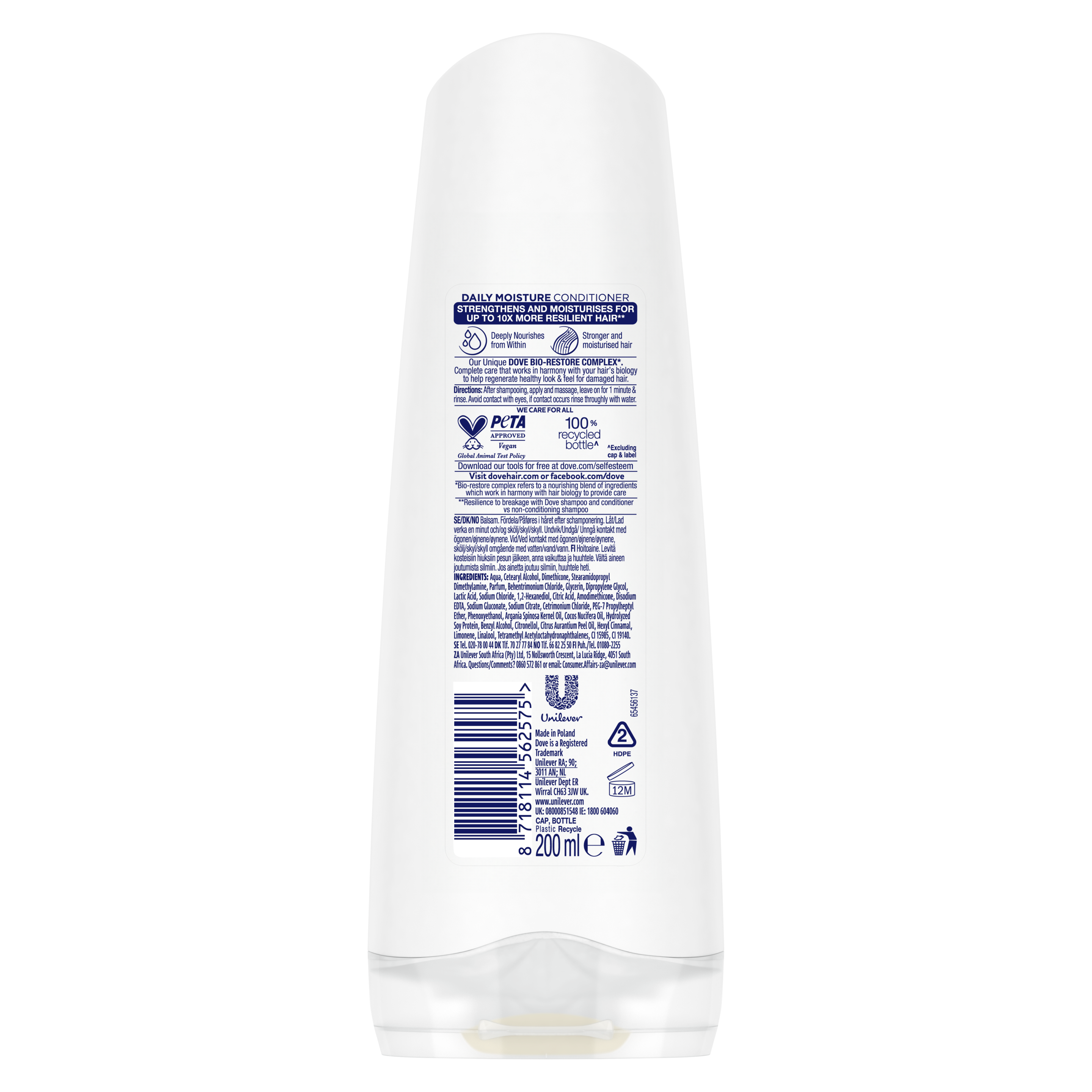 Dove Daily Moisture Conditioner packshot