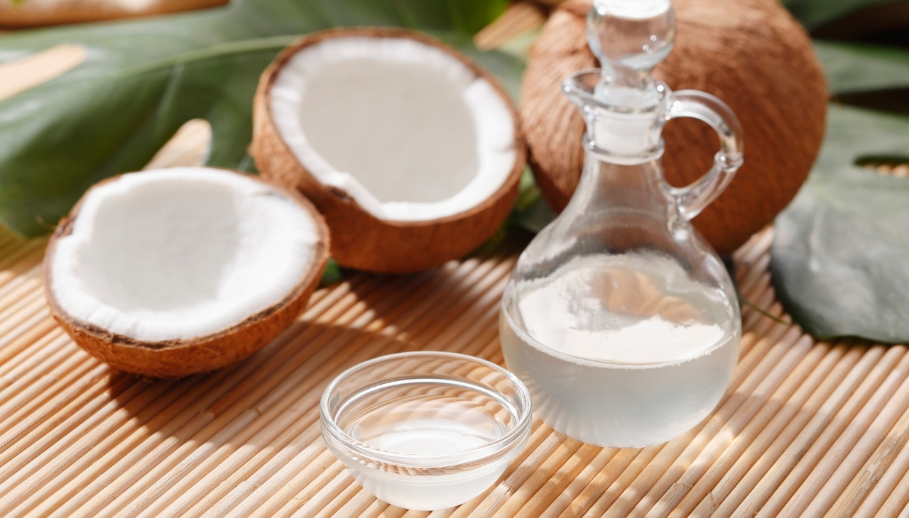 2. Oil Pulling (Coconut Oil)