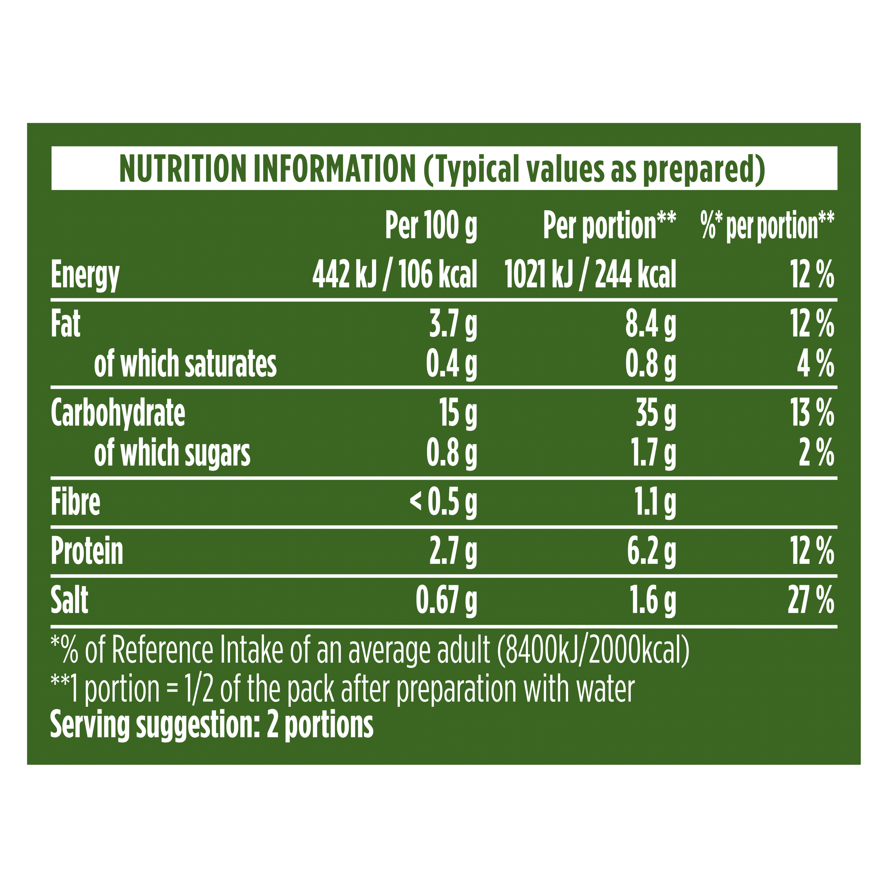 Pot Noodle Chicken & Mushroom Instant Noodles Block 112 g
