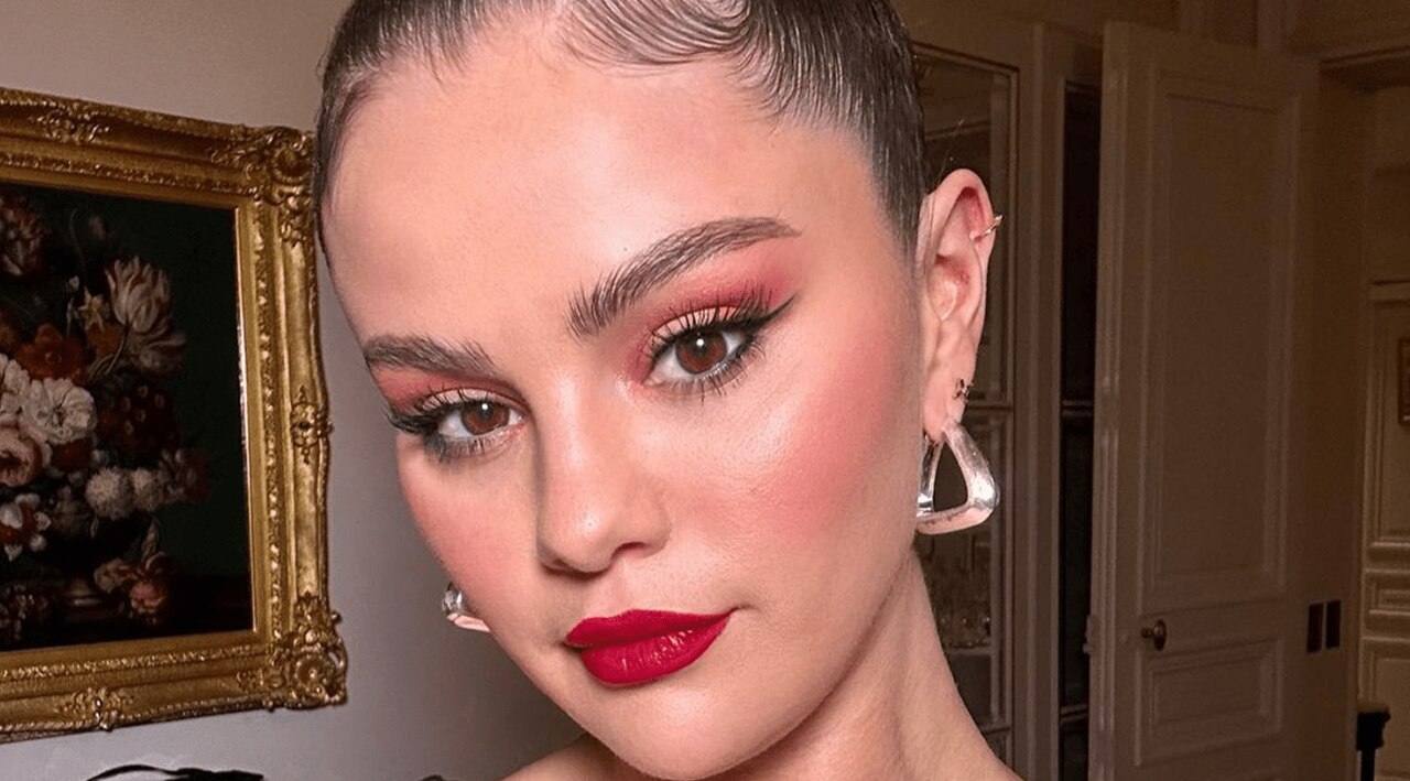 Look 2: Red Lips + Soft Matte Skin-