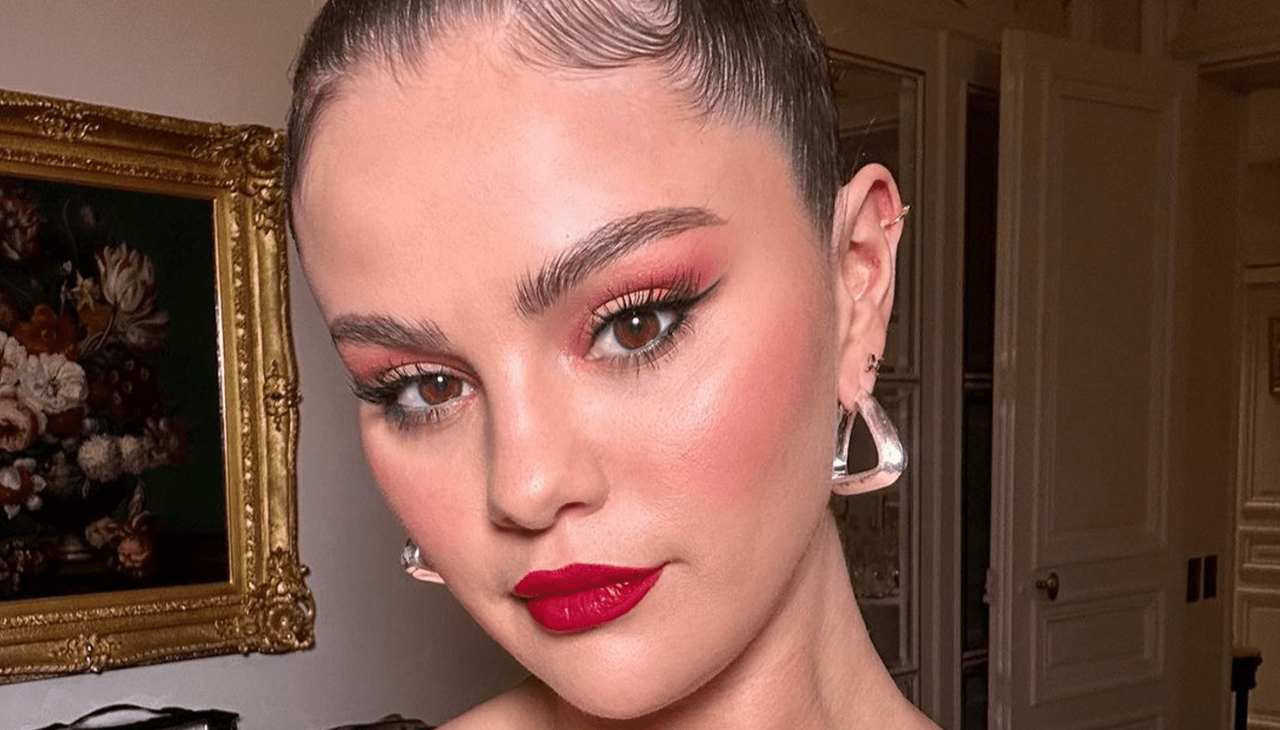 Look 2: Red Lips + Soft Matte Skin-
