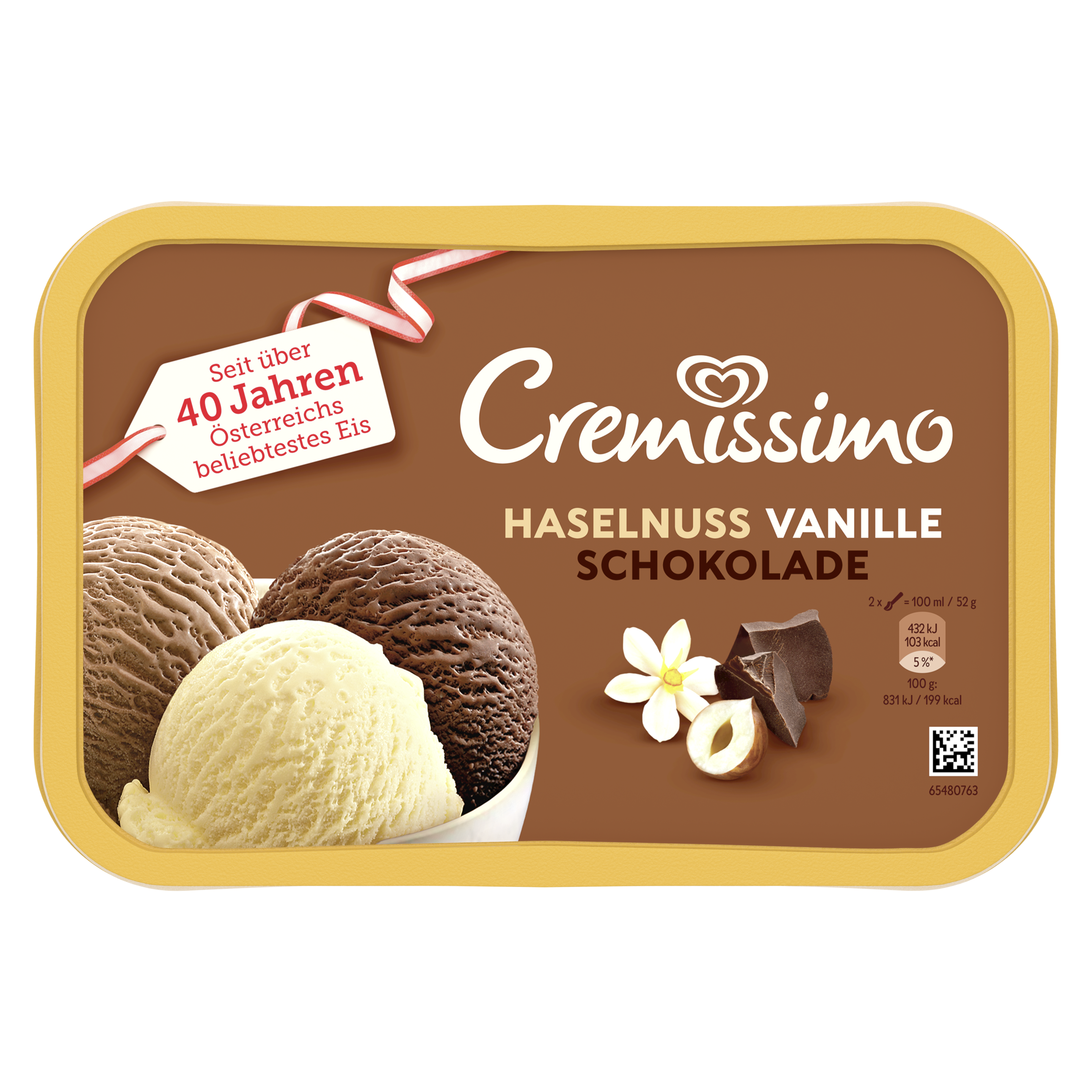 Cremissimo Haselnuss Vanille Schokolade