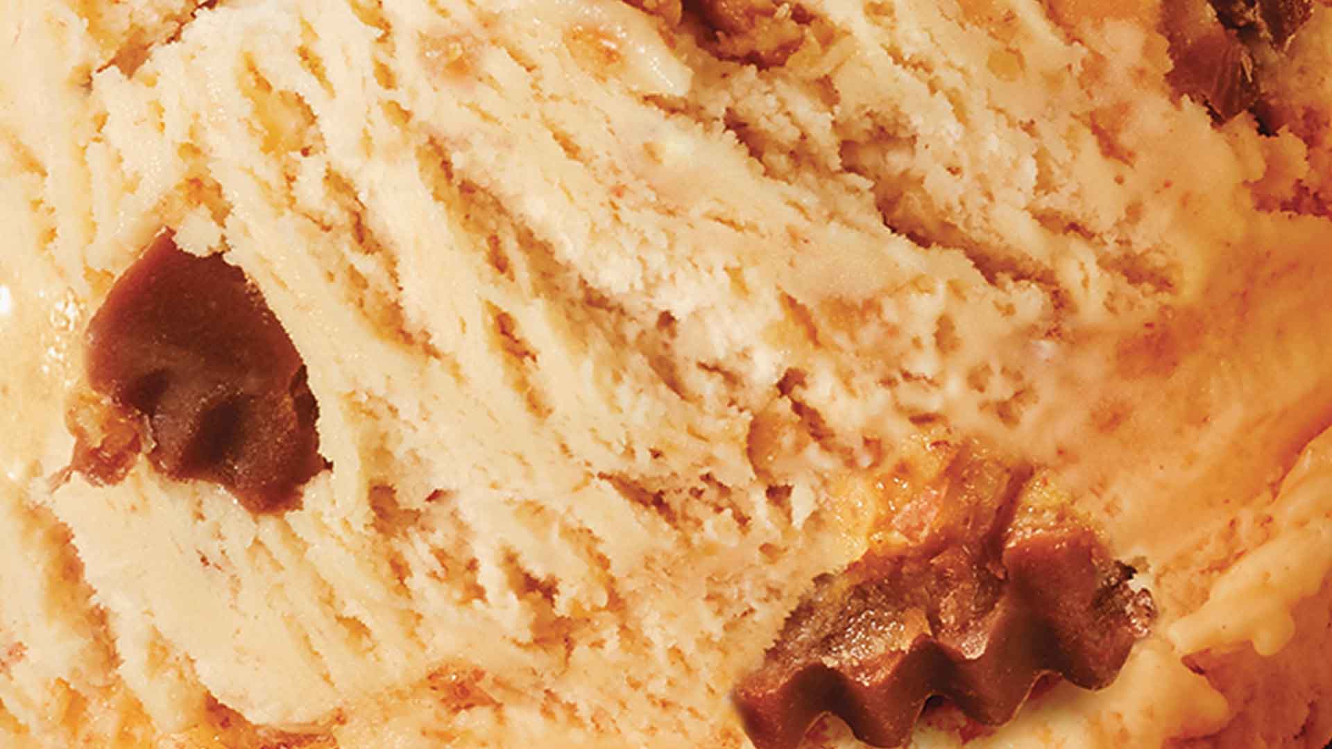 Closeup of Reese’s Ice Cream