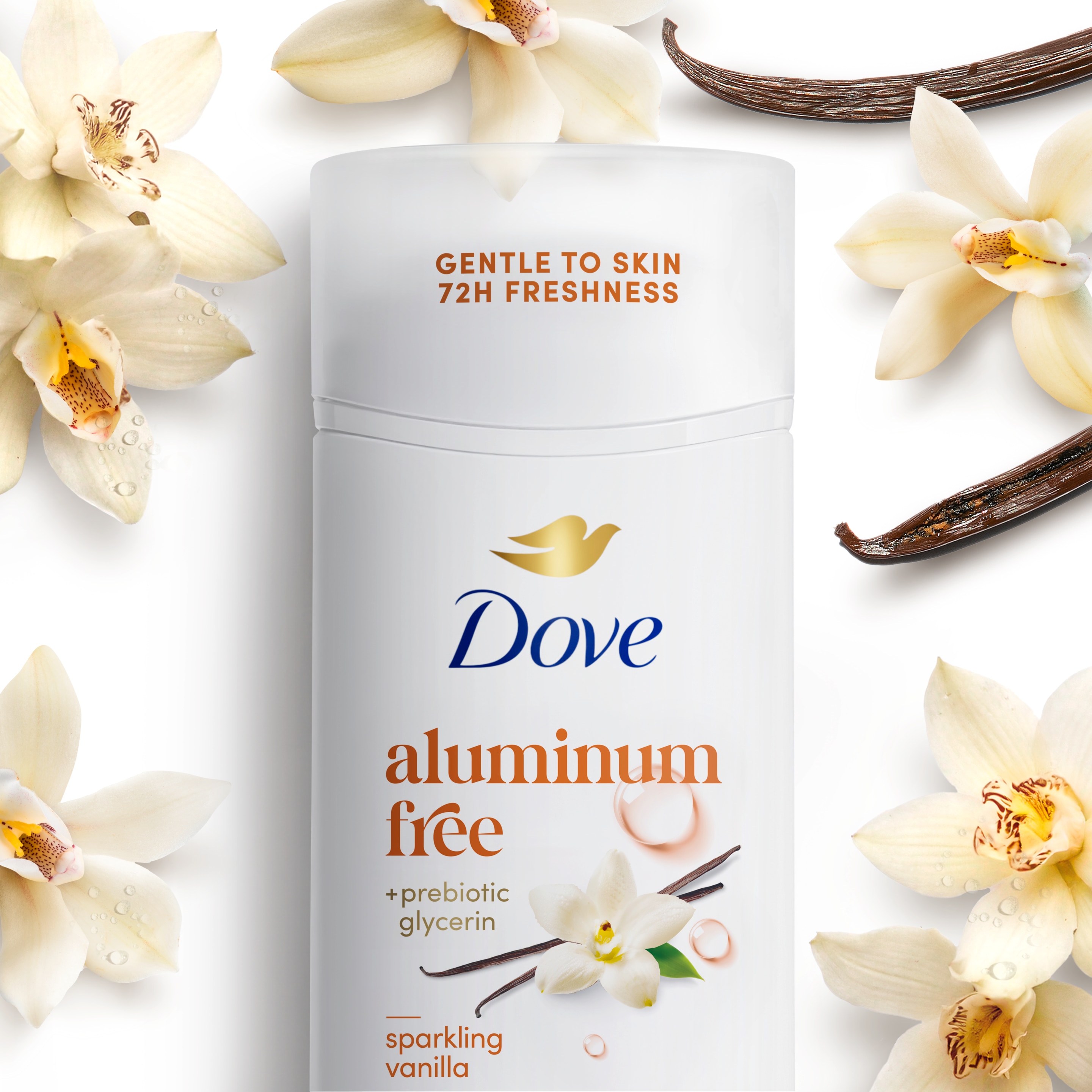 Aluminum Free Deodorant Stick Sparkling Vanilla
