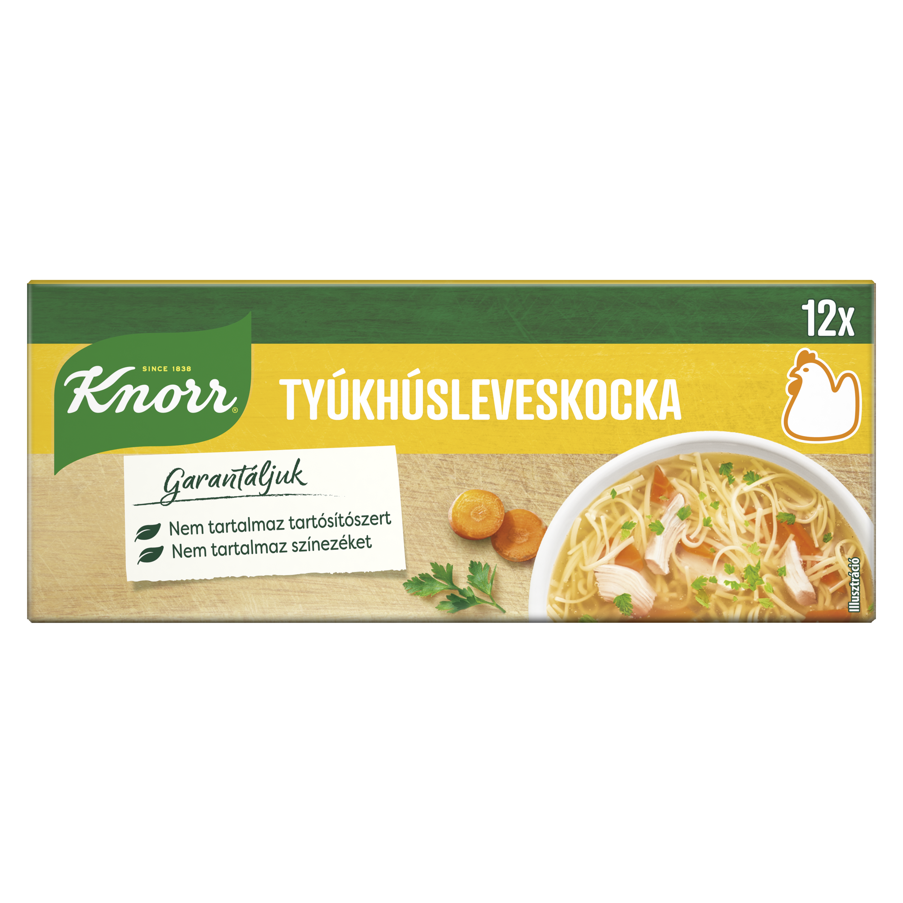 Knorr Tyúkhúsleveskocka 120g