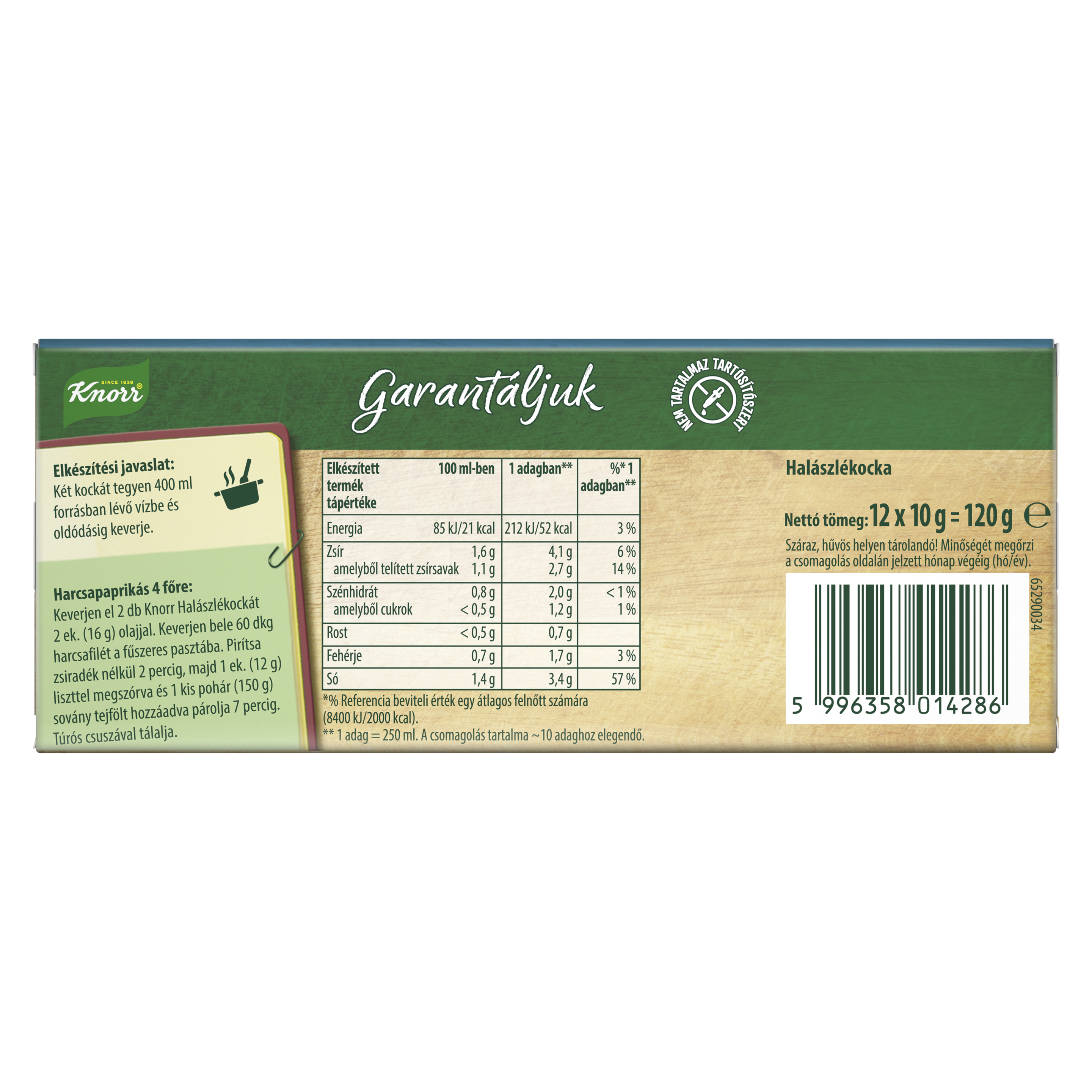 Knorr Halászlékocka