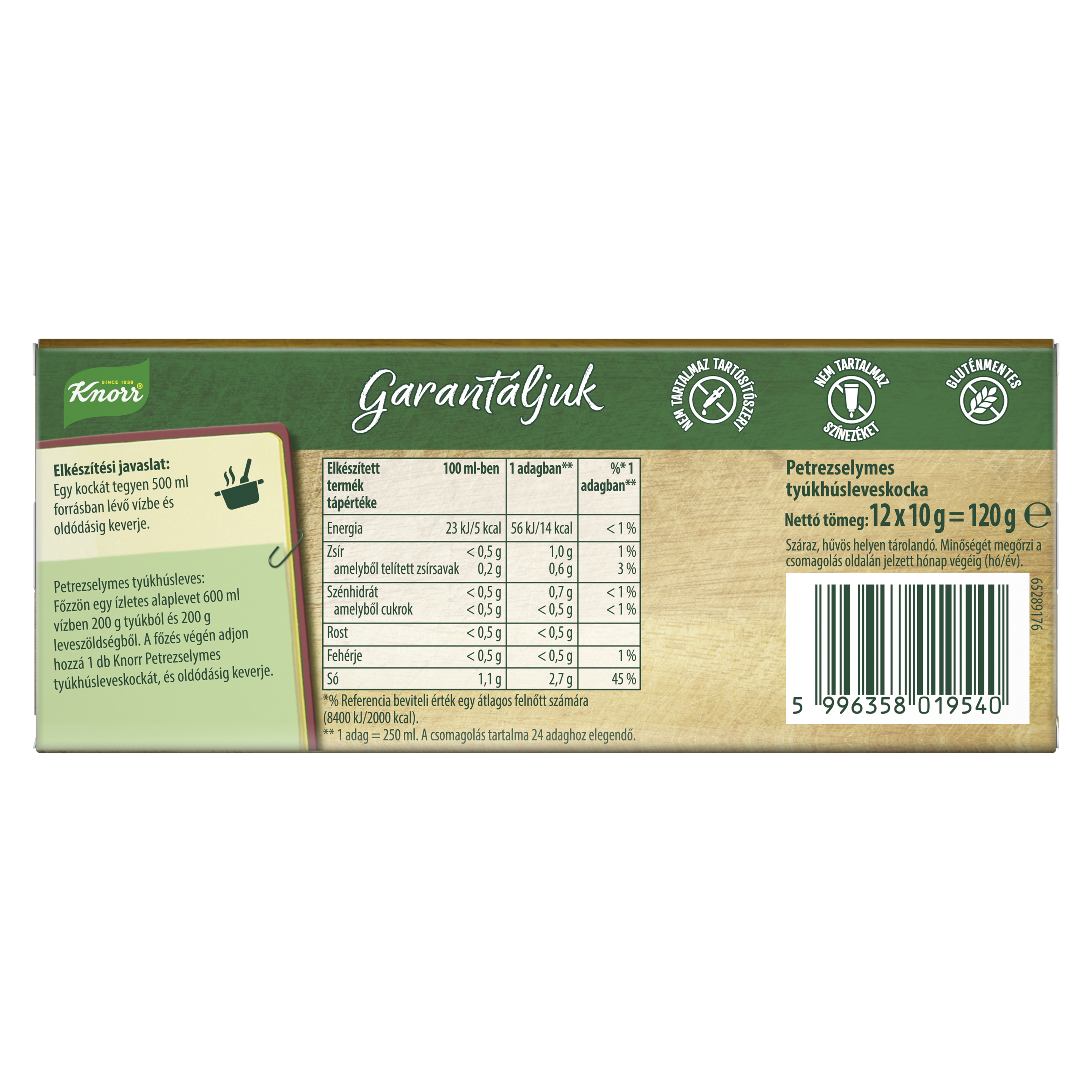 Knorr Petrezselymes tyúkhúsleveskocka 120g