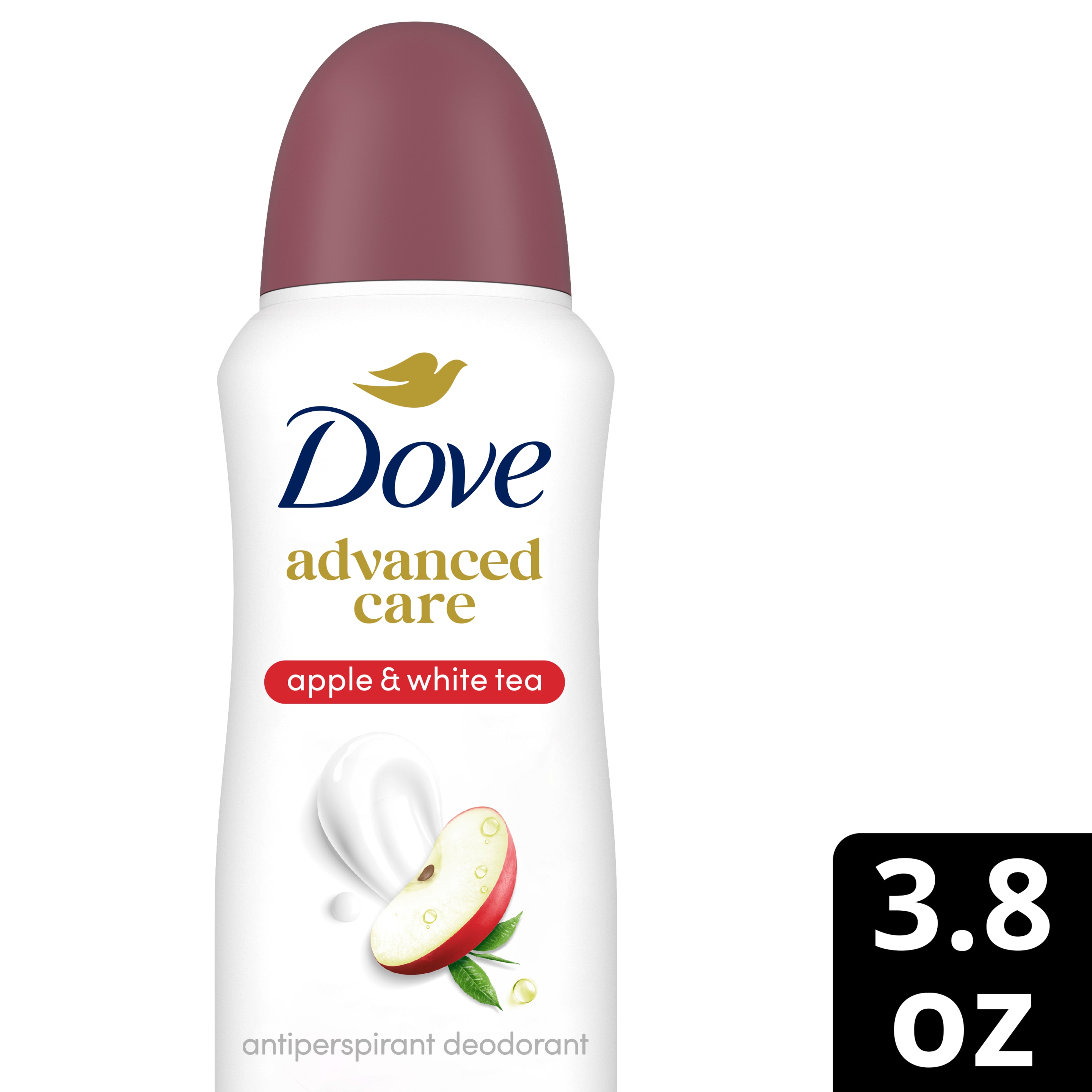 Dove Advanced Care Apple & White Tea Antiperspirant Dry Spray 3.8 oz packshot