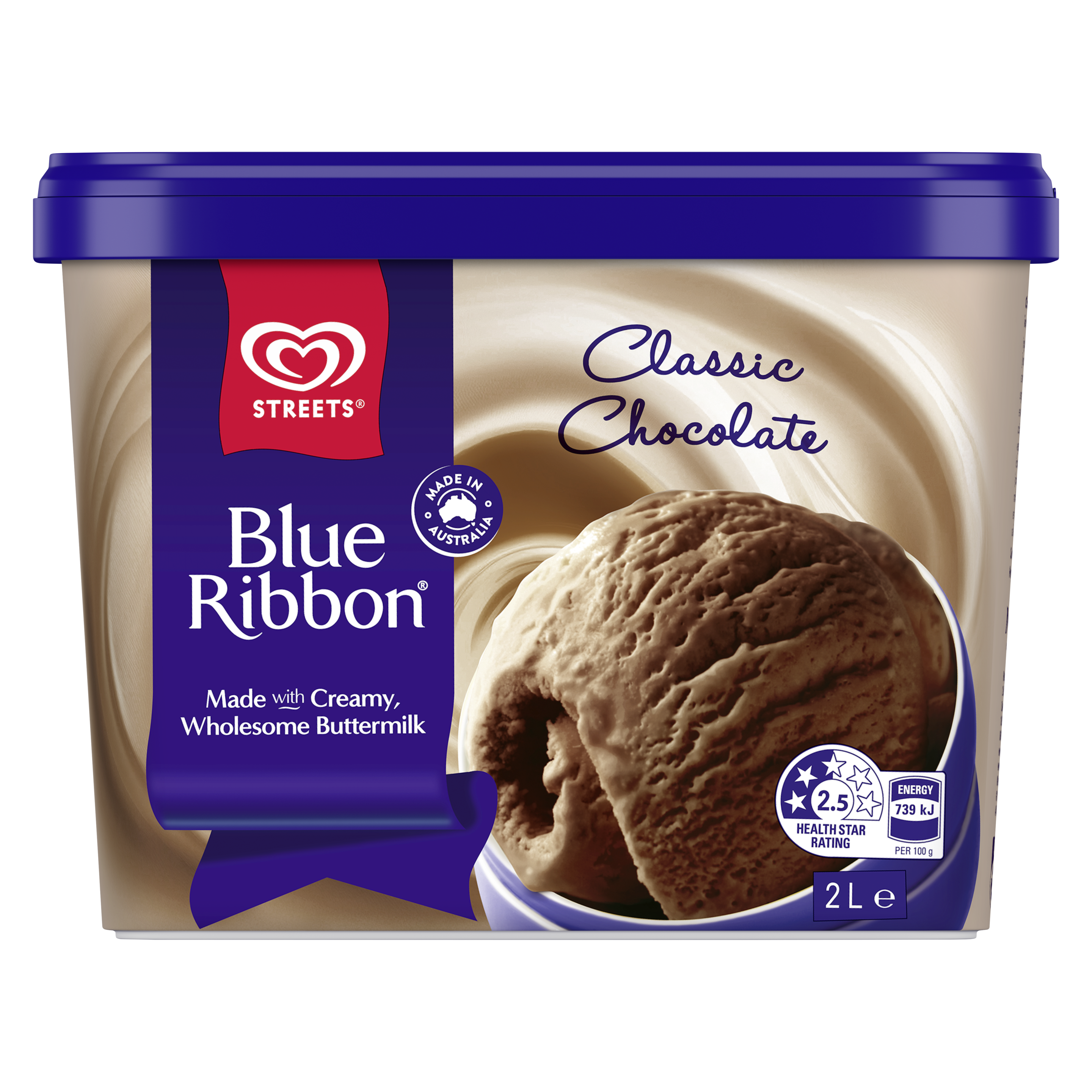 Blue Ribbon Classic Chocolate 2L packshot