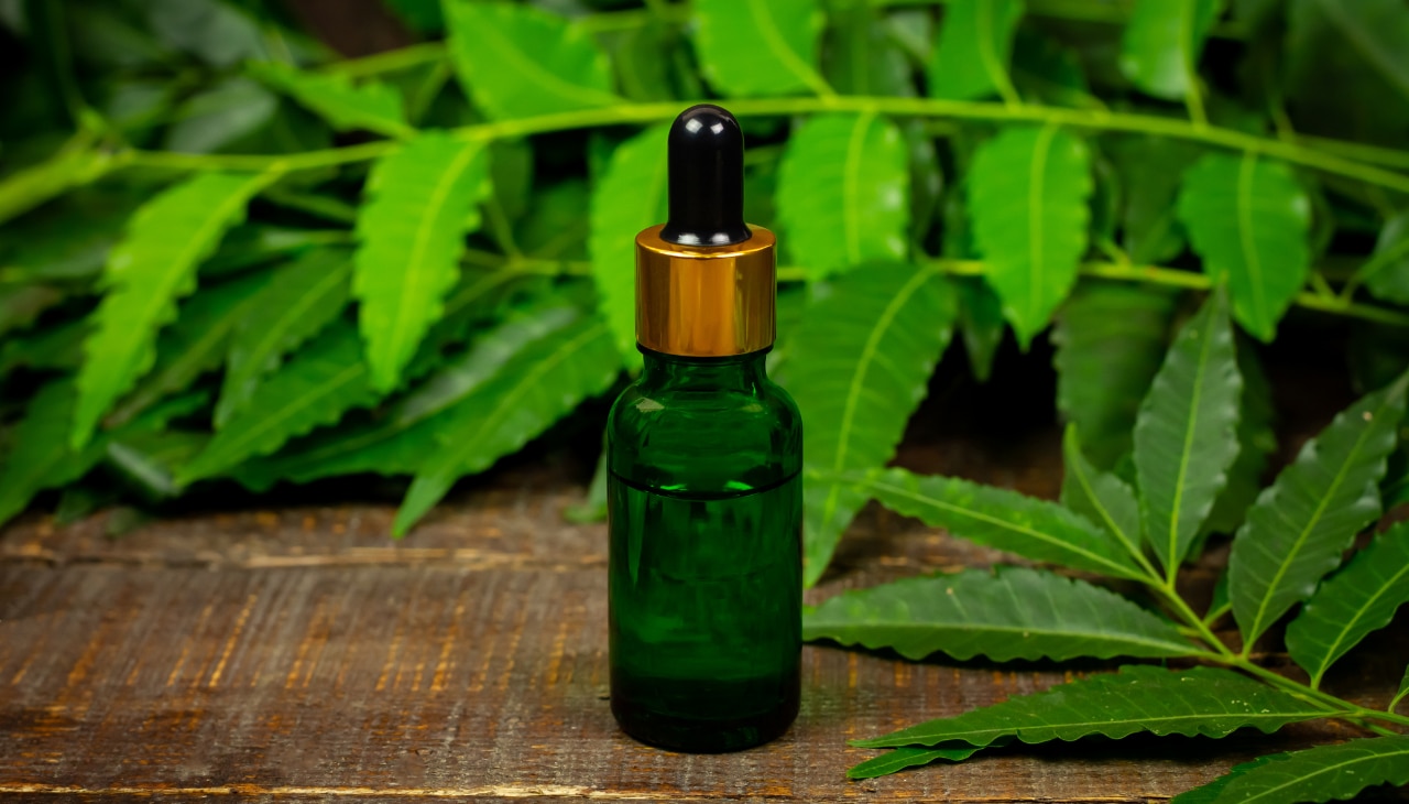 7. Onion + Neem Oil (For Scalp Infections)