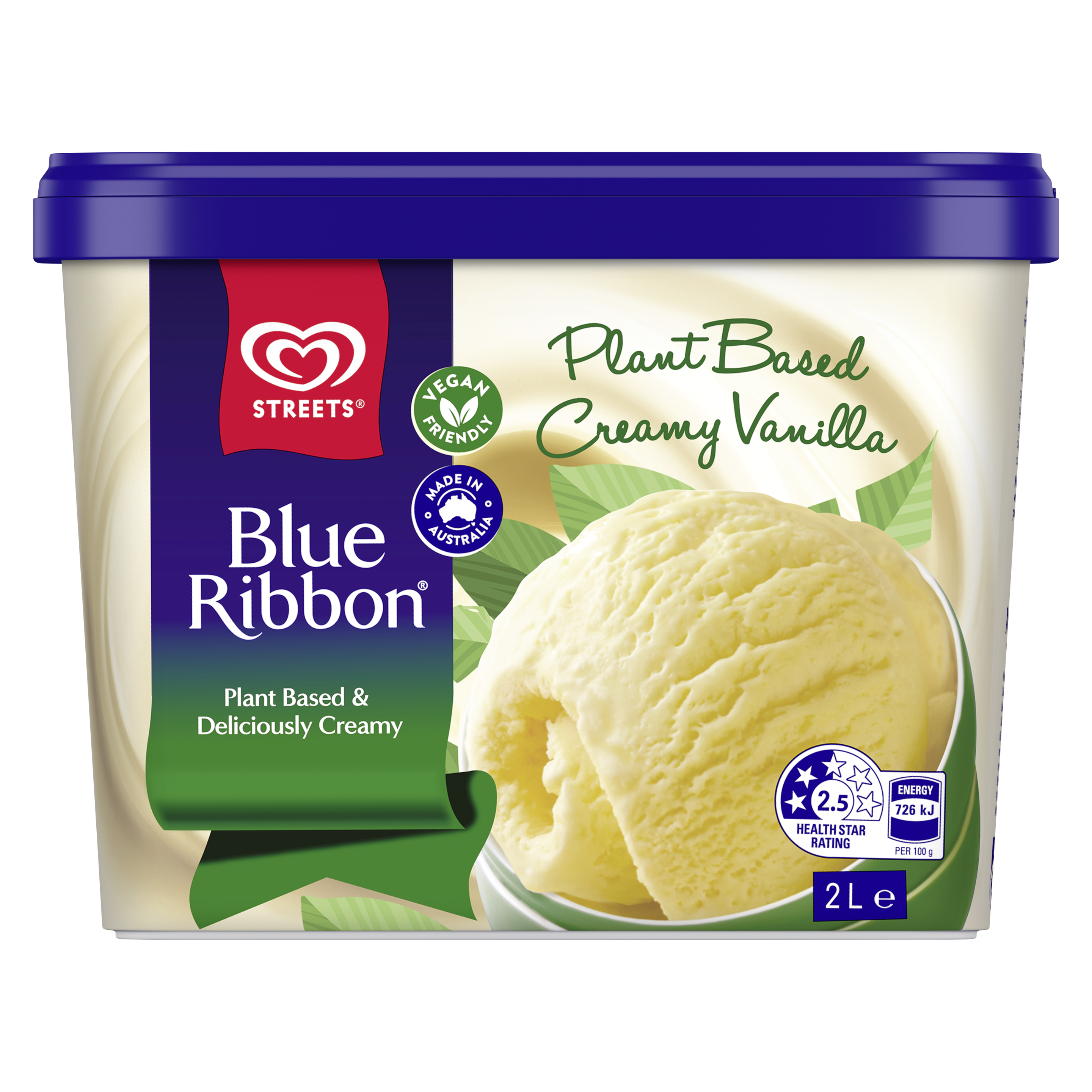 Blue Ribbon Plant-Based Vanilla 2L packshot