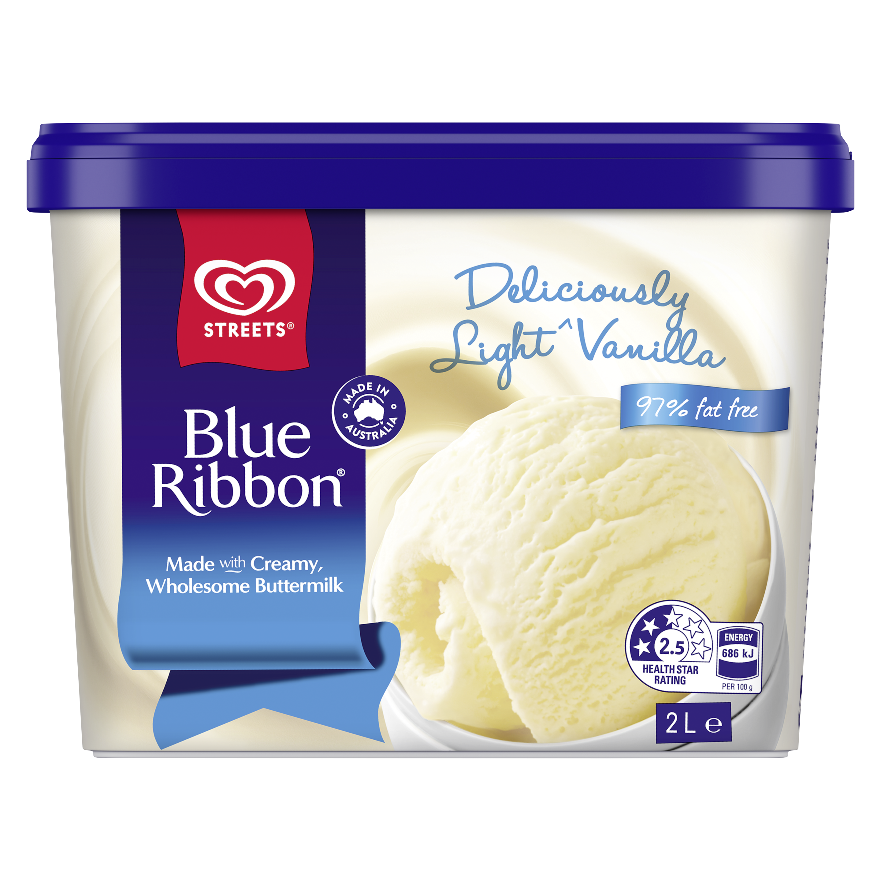 Blue Ribbon Light* Vanilla 2L packshot