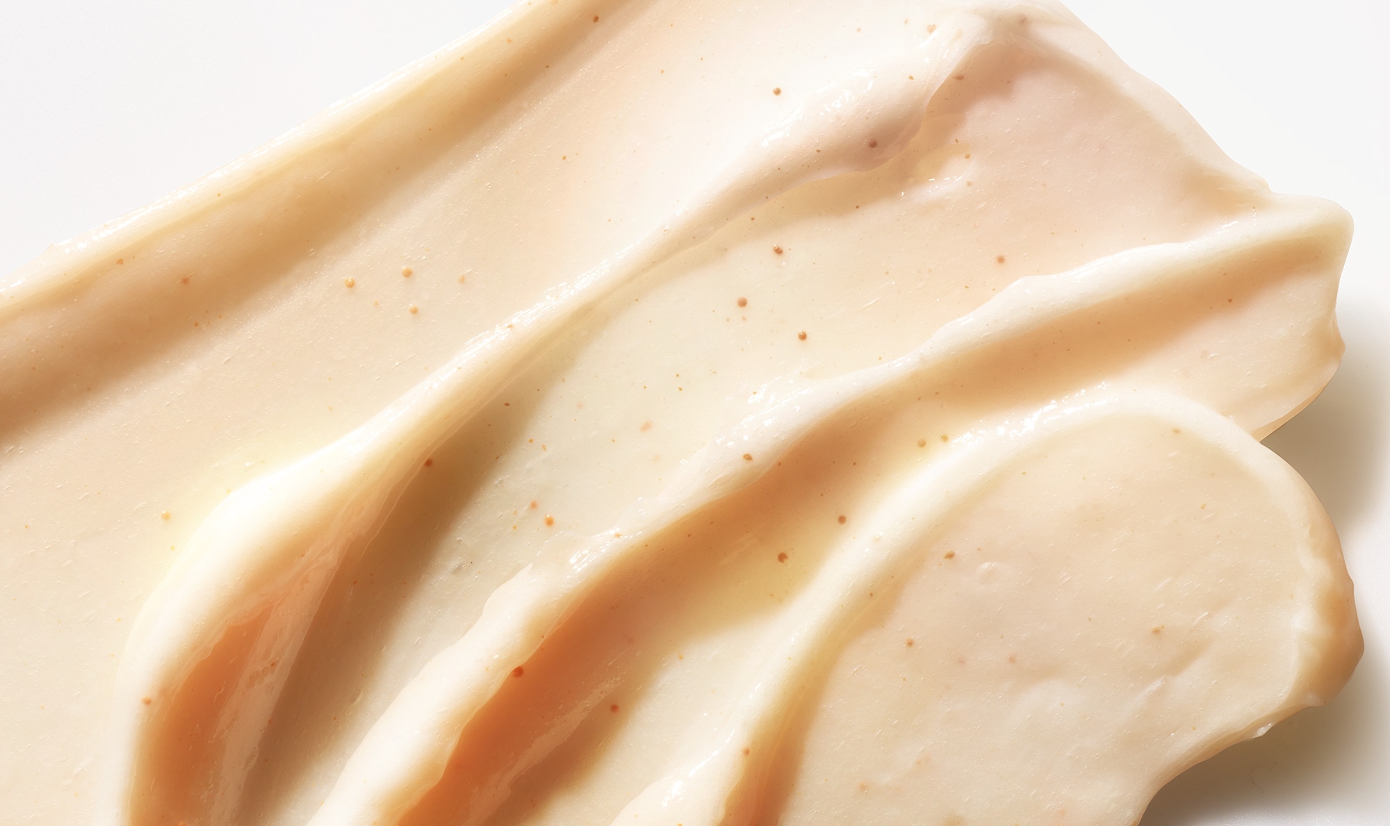 Close-up texture shot of a conditioner product